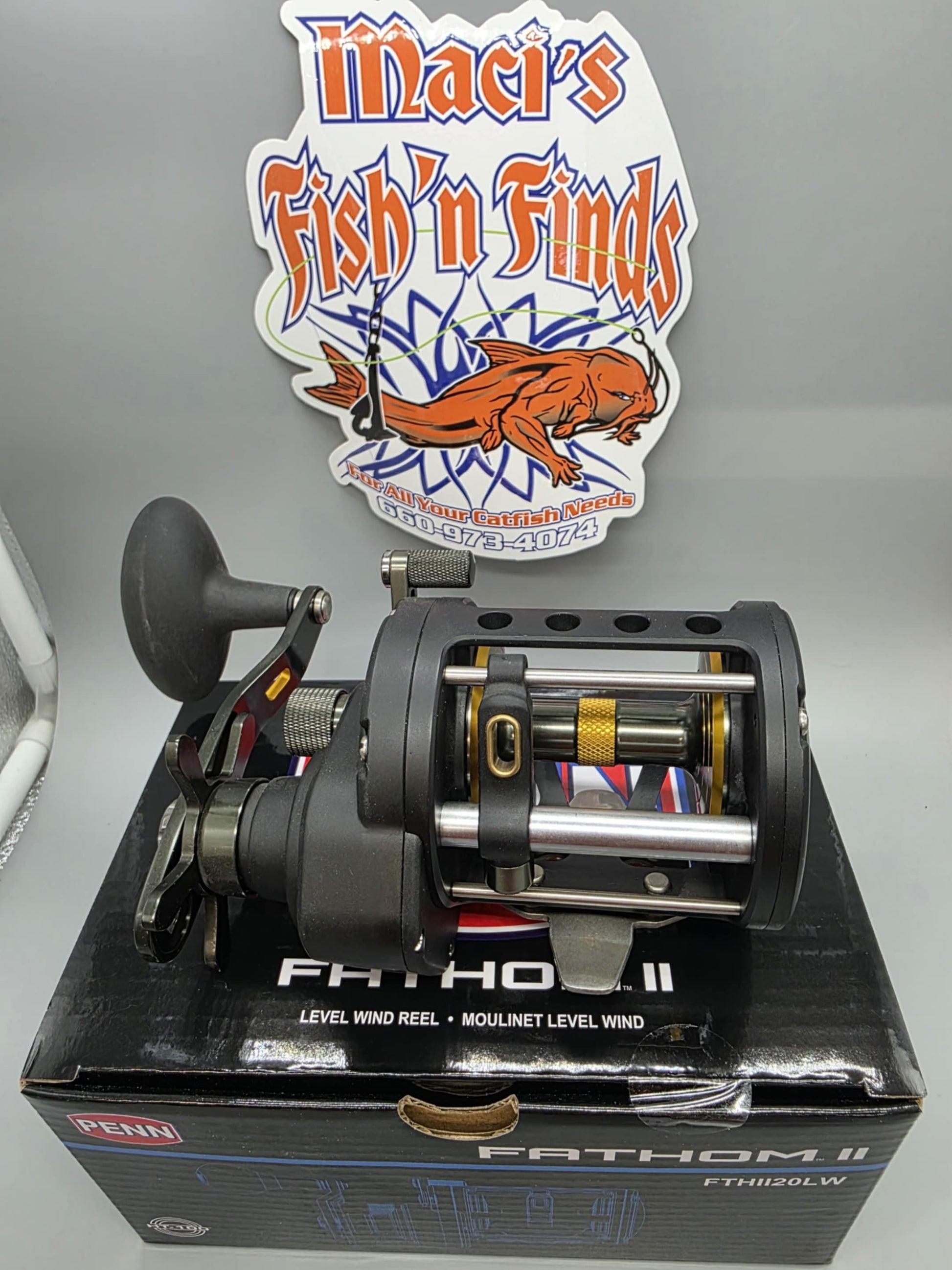 Penn Fathom II LW Conventional Reels Line counter, non Line counter 15 or 20