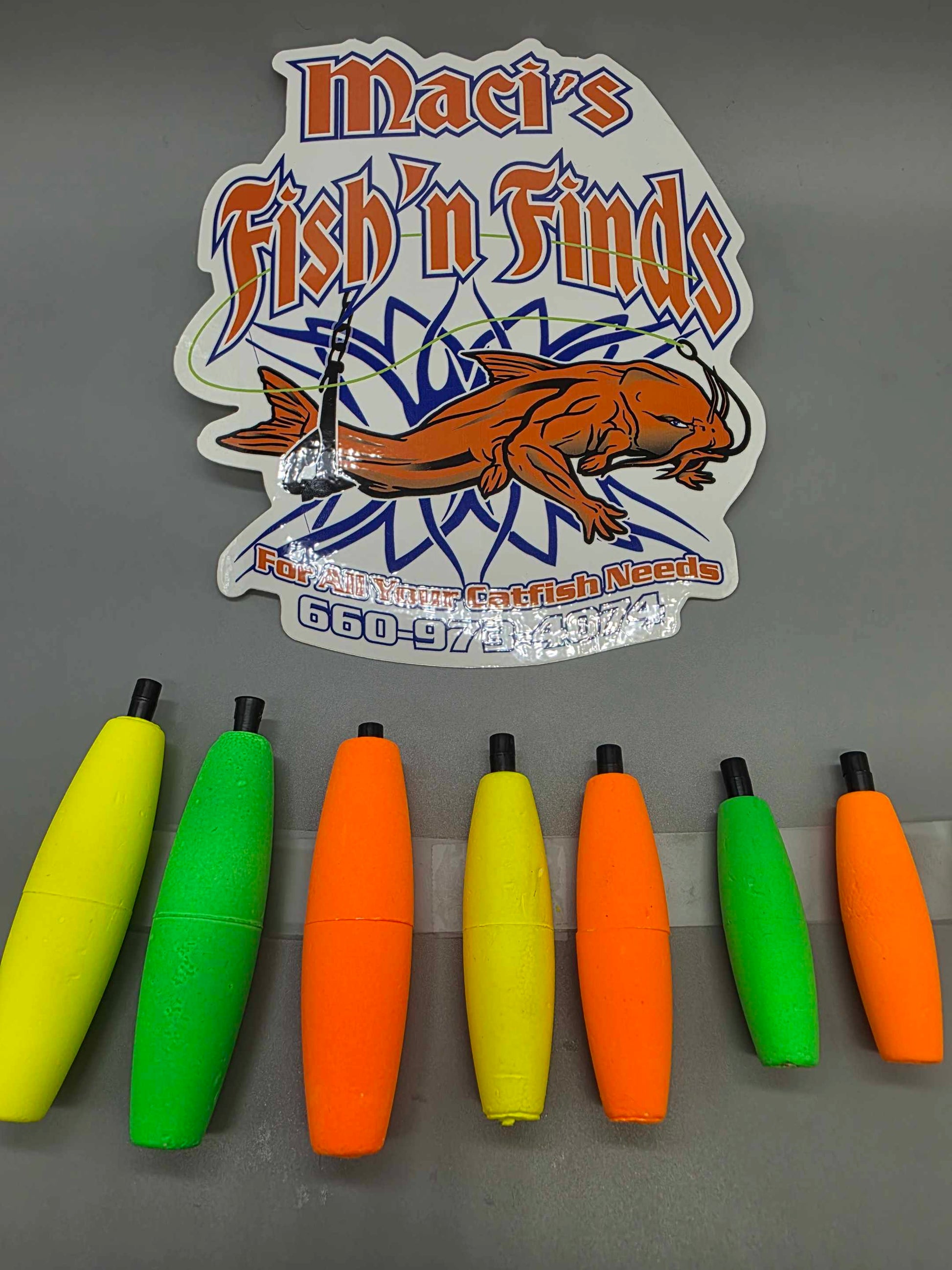 Fishing Cigar Floats 3", 2.5", 2" NON-Slotted