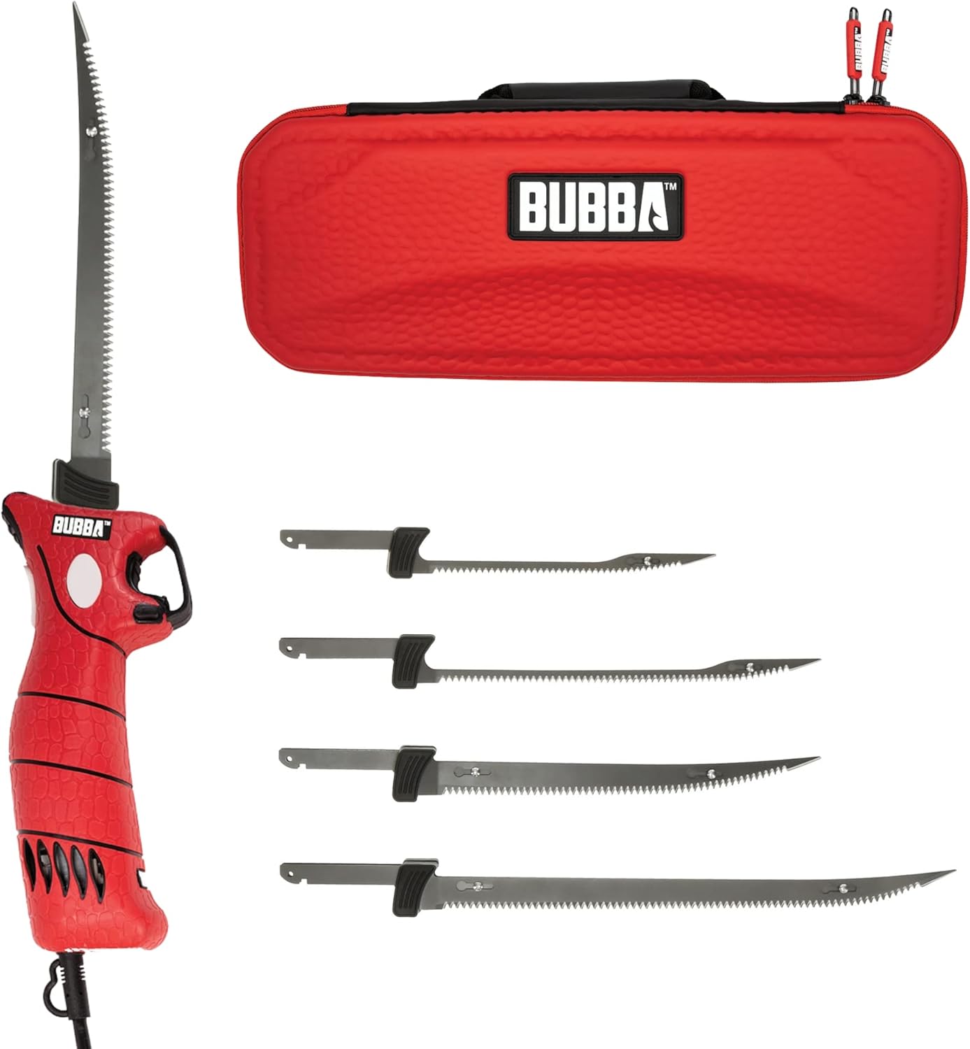 Bubba Blade 110V Electric Fillet Knife 4 blade & case