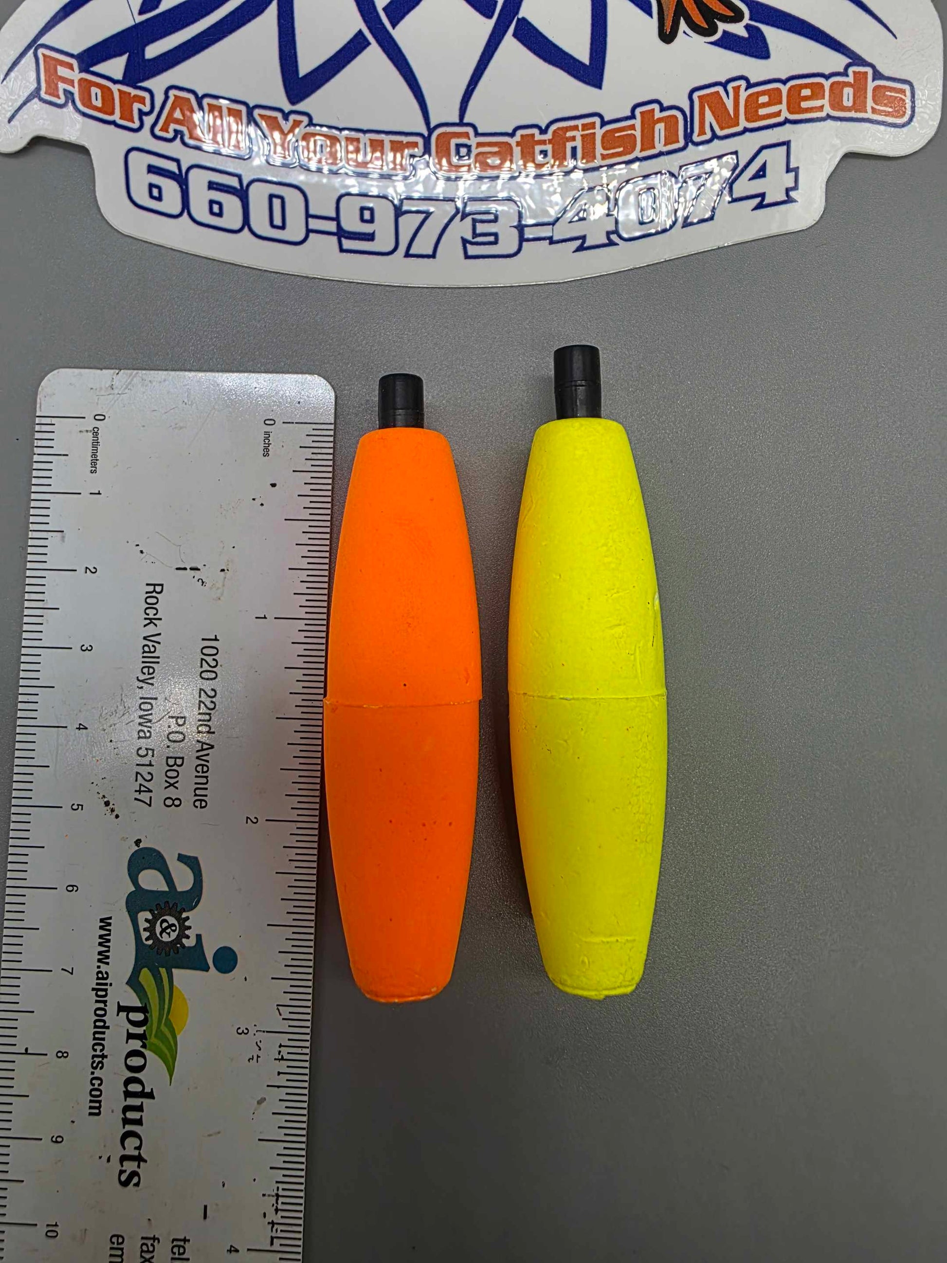 Fishing Cigar Floats 3", 2.5", 2" NON-Slotted