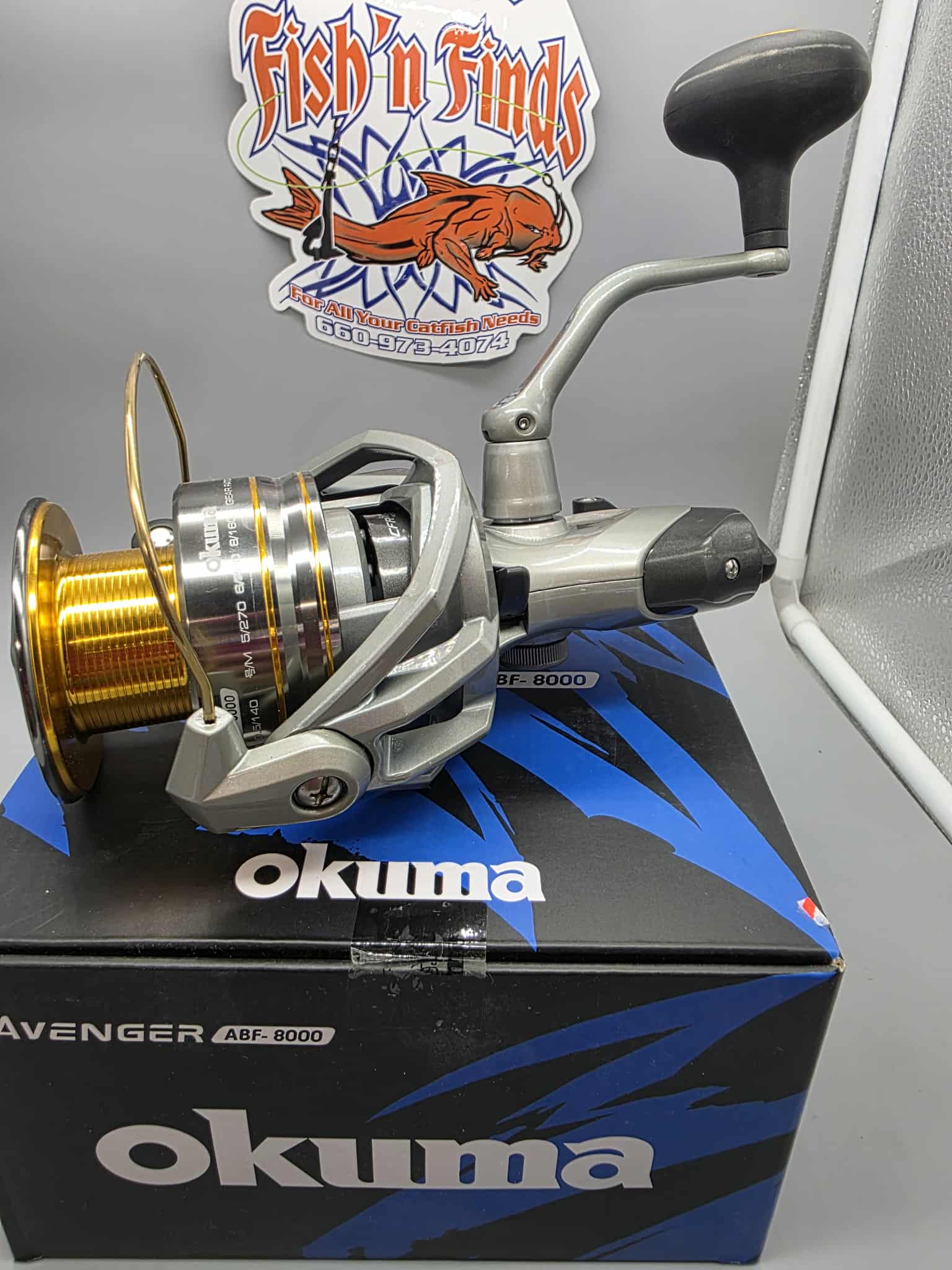 Okuma Avenger ABF-8000 Spinning reel rh/lh