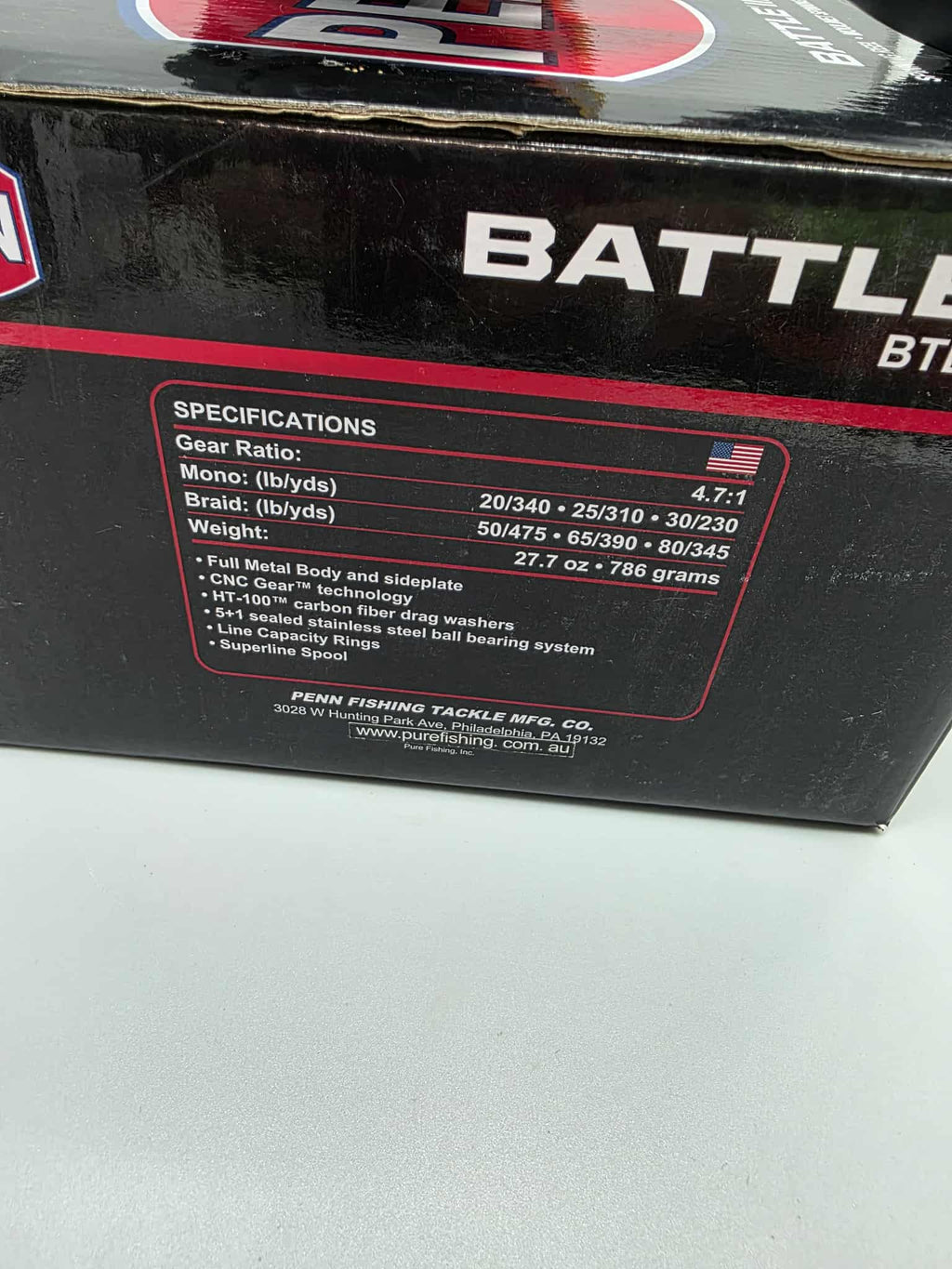 Penn Battle III 8000 spinning reel BTLIII8000 rh/lh