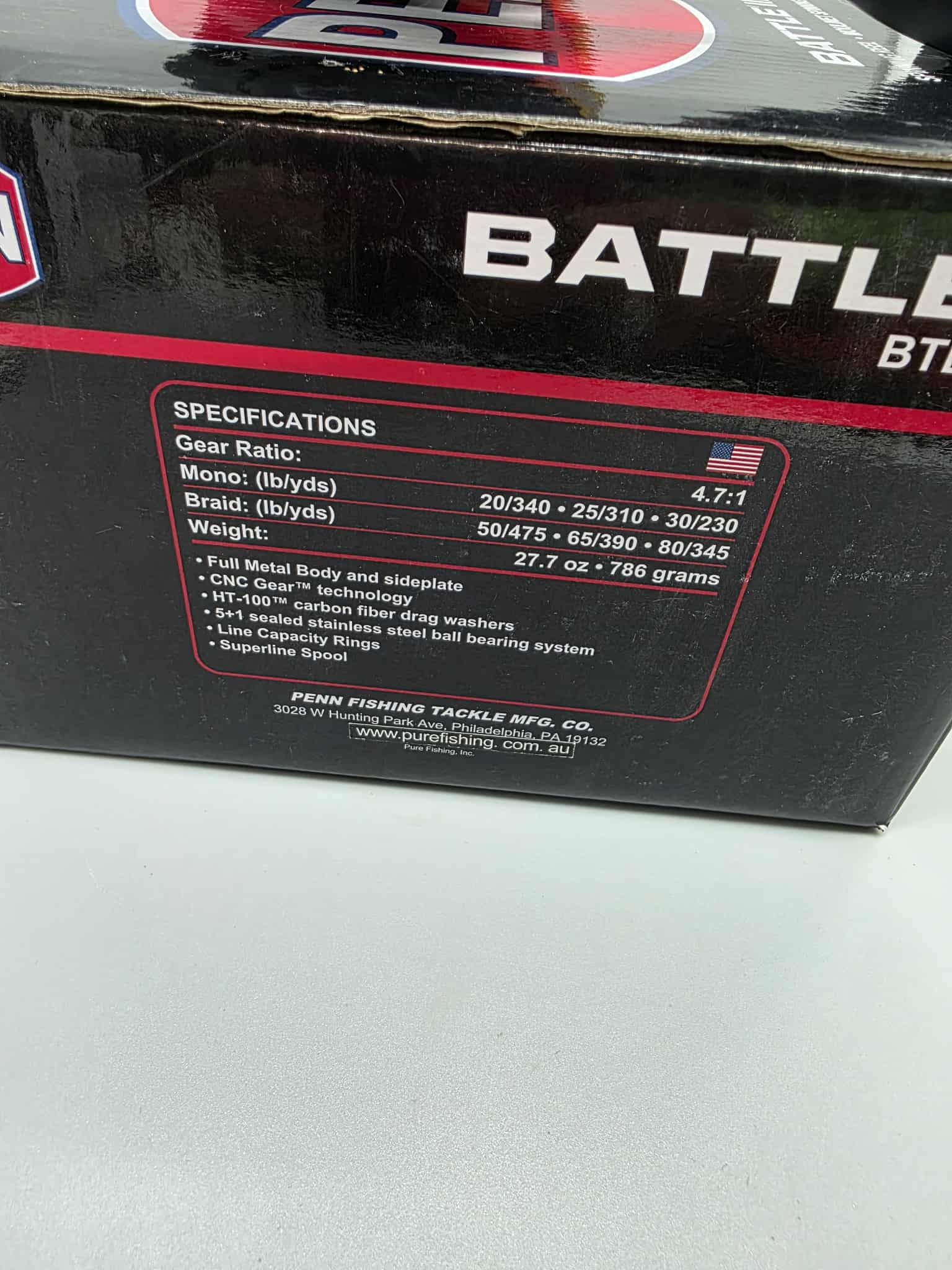 Penn Battle III 8000 spinning reel BTLIII8000 rh/lh