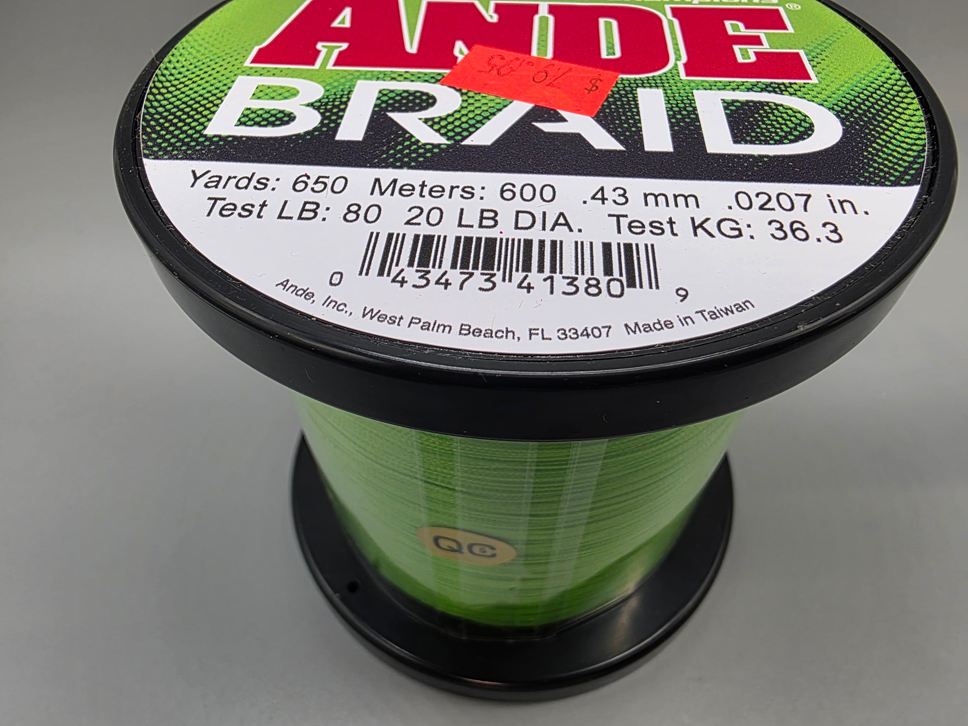 Ande Braid Fishing Line 60#, 80#, 100#, 150#