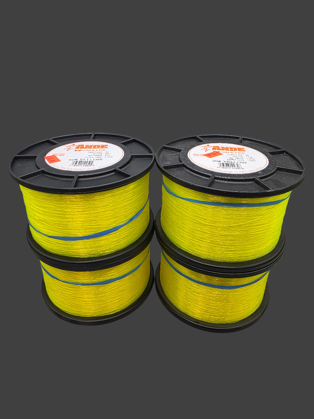 Ande Monster Fishing line  Blue or Yellow 20# 30# 40# 50# 60# 80# 100#