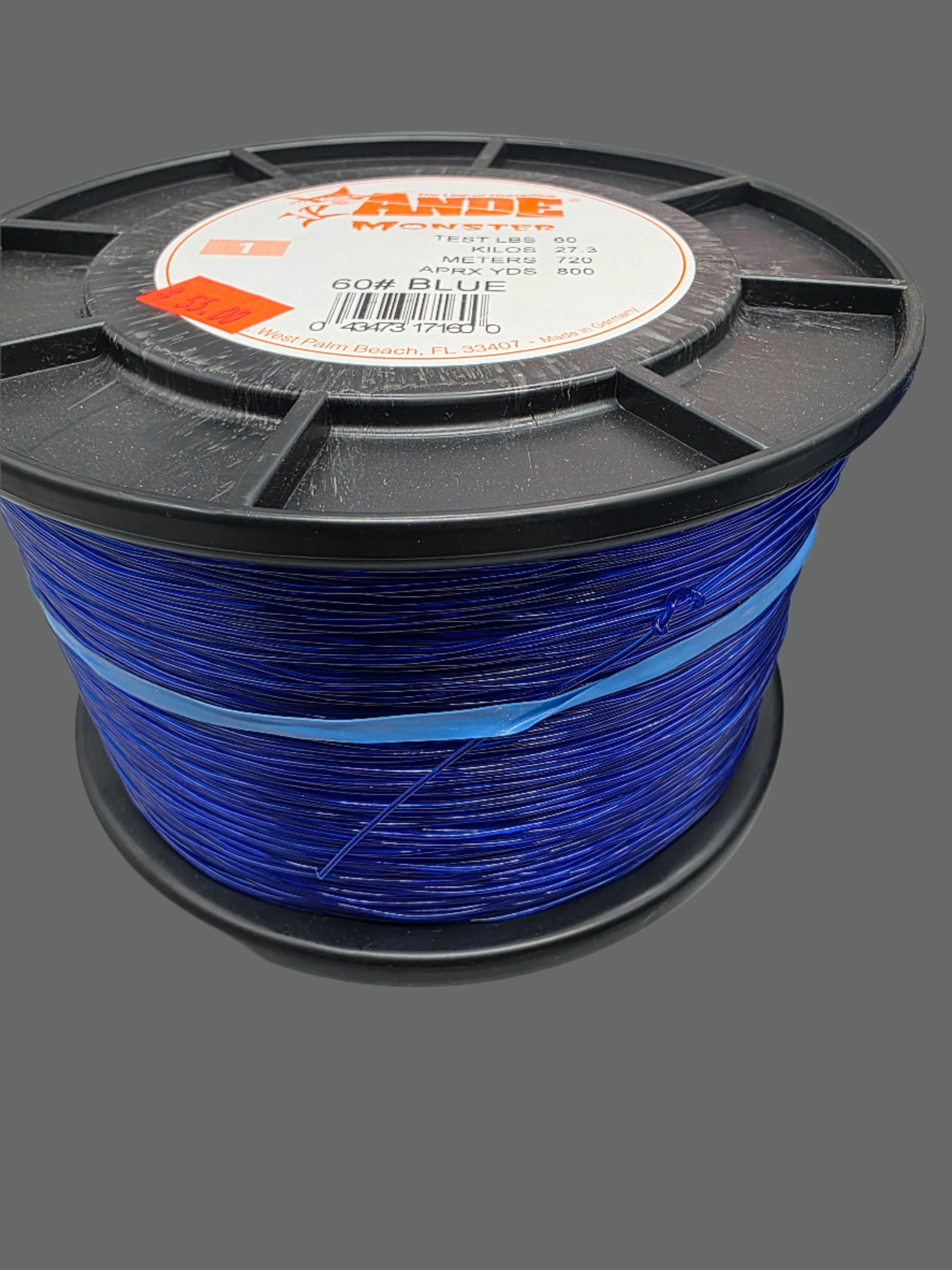 Ande Monster Fishing line  Blue or Yellow 20# 30# 40# 50# 60# 80# 100#