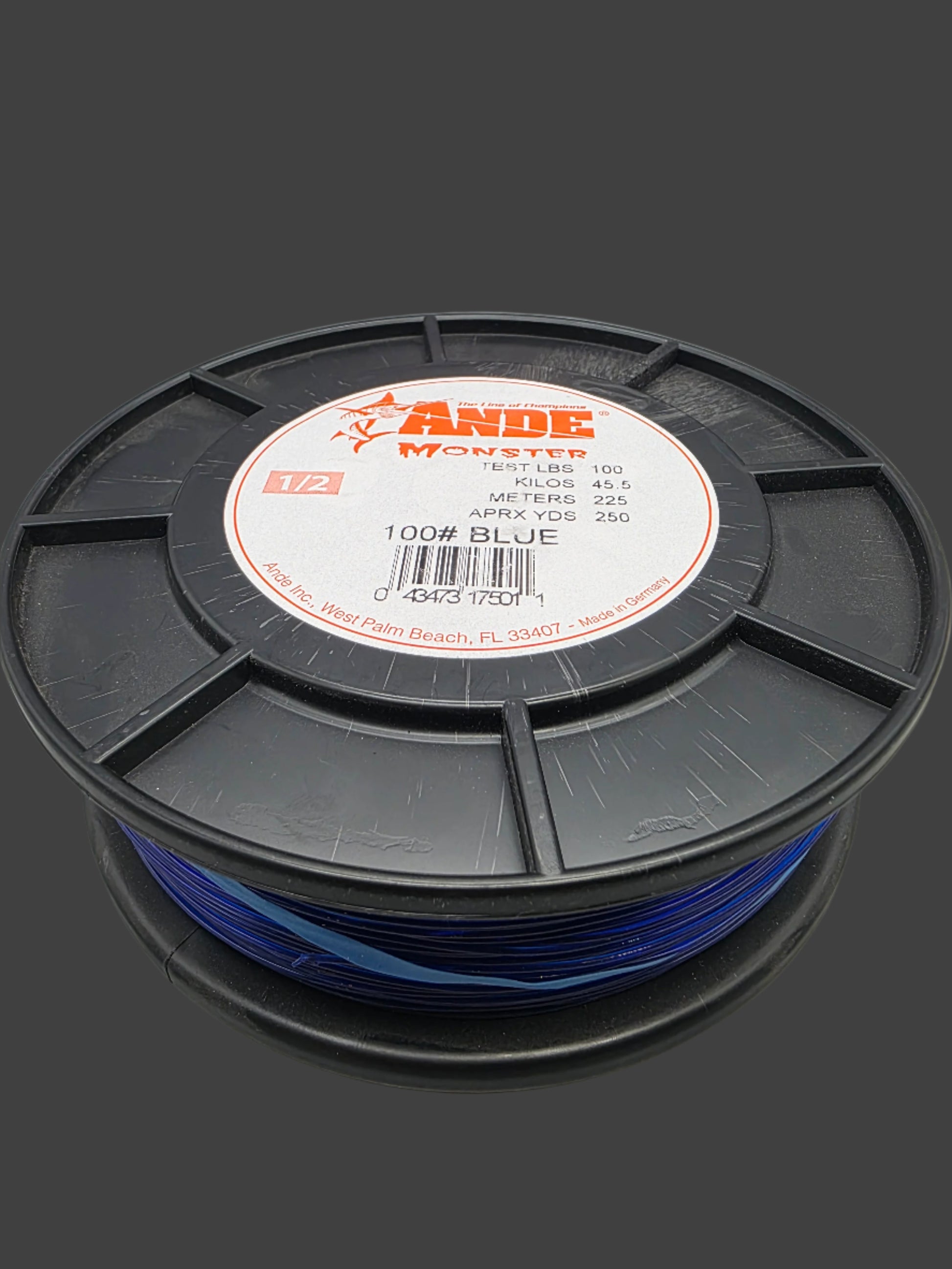 Ande Monster Fishing line  Blue or Yellow 20# 30# 40# 50# 60# 80# 100#