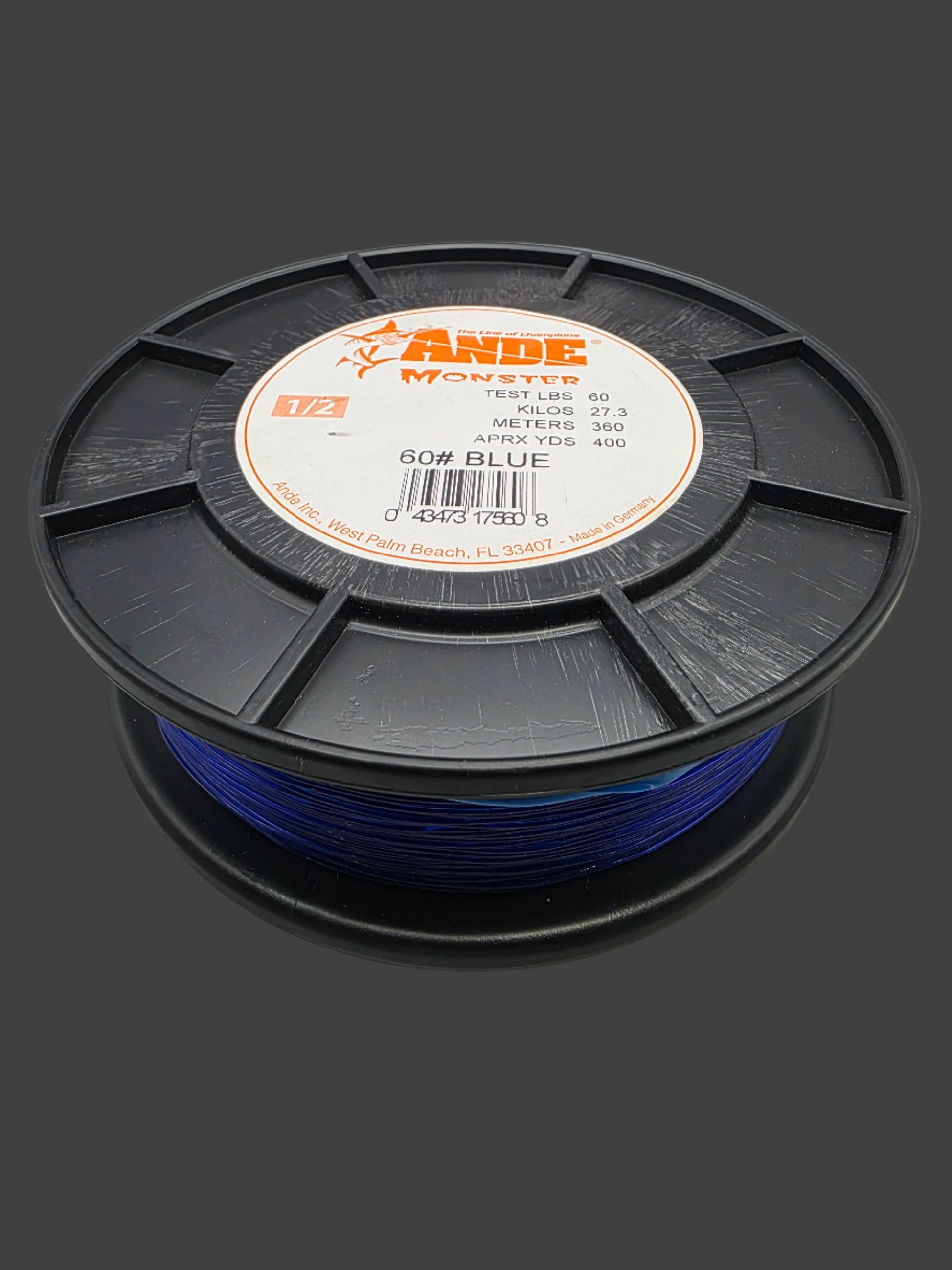 Ande Monster Fishing line  Blue or Yellow 20# 30# 40# 50# 60# 80# 100#