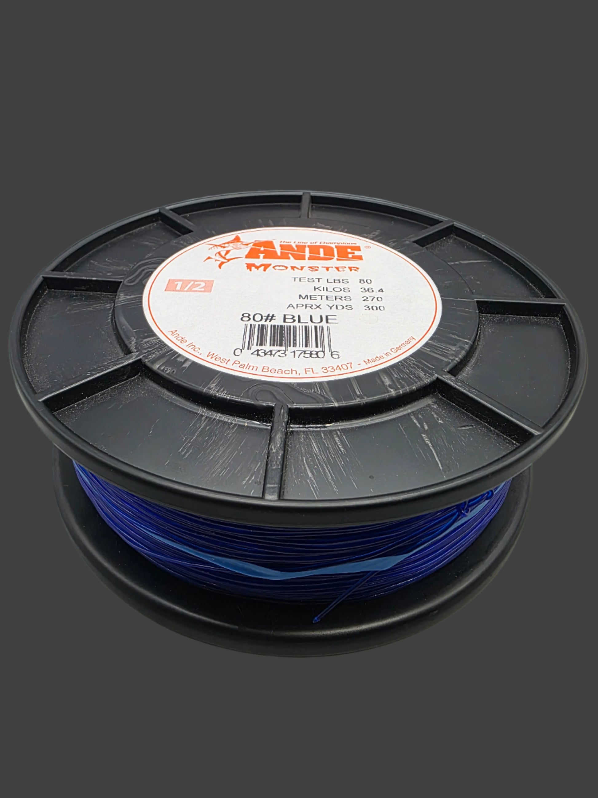Ande Monster Fishing line  Blue or Yellow 20# 30# 40# 50# 60# 80# 100#