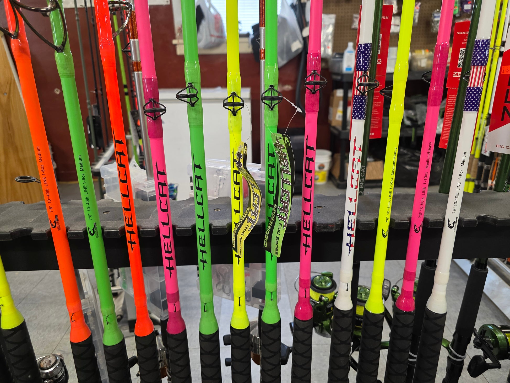 Catch the Fever Hellcat series Fishing Rods Casting or Spinning