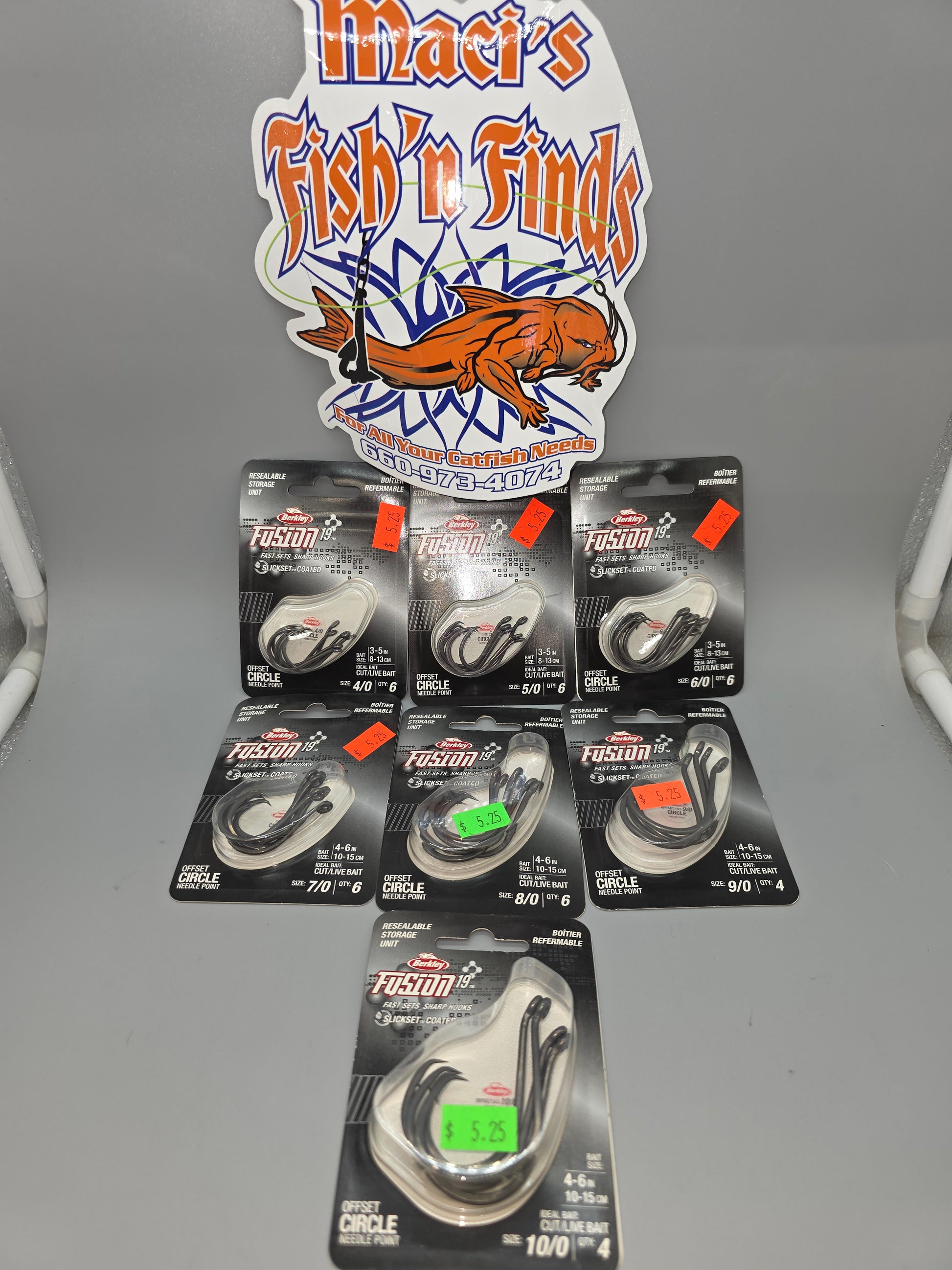 Berkley Fusion19 Fast Set Offset Circle Hooks