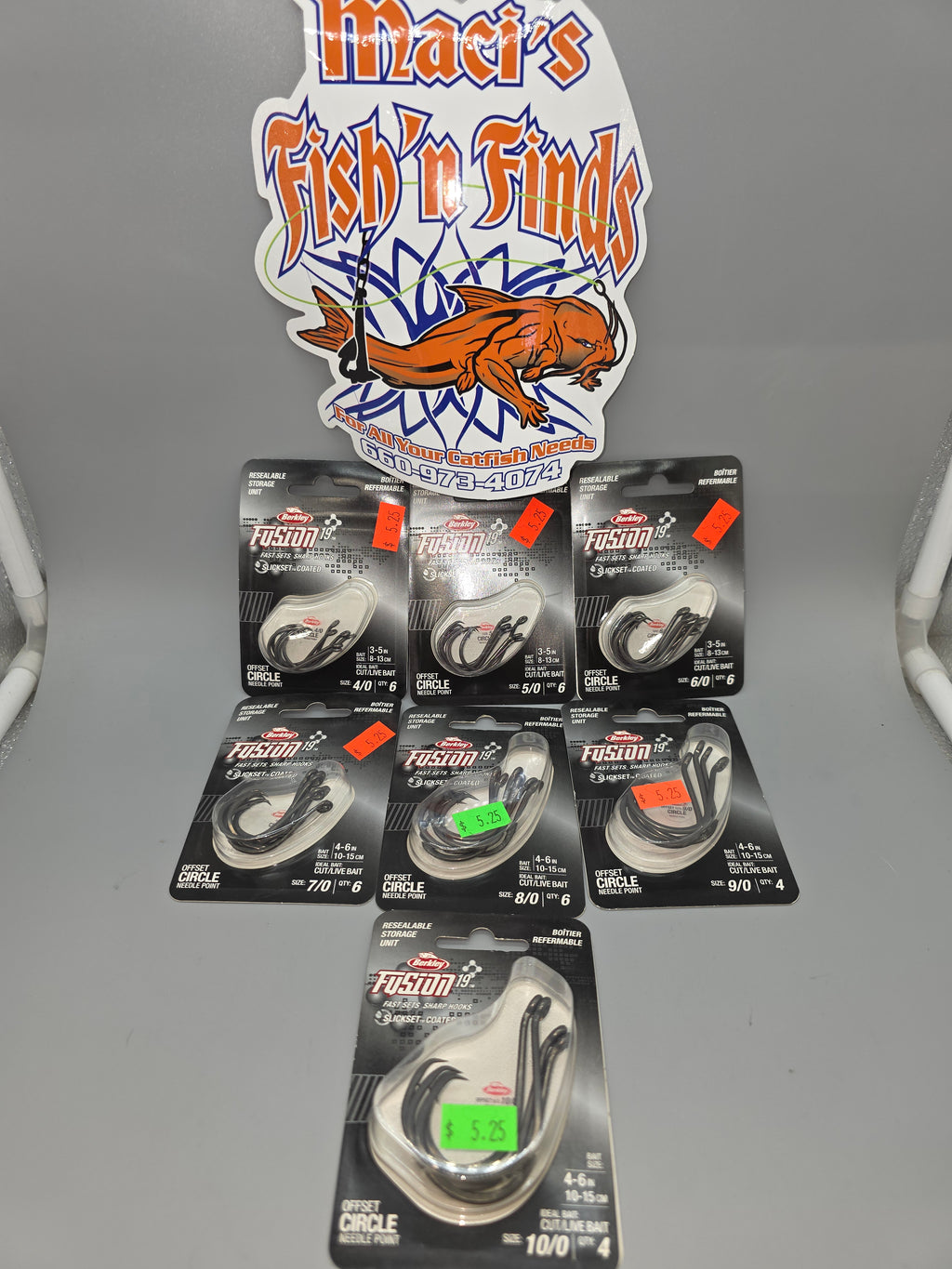 Berkley Fusion19 Fast Set Offset Circle Hooks