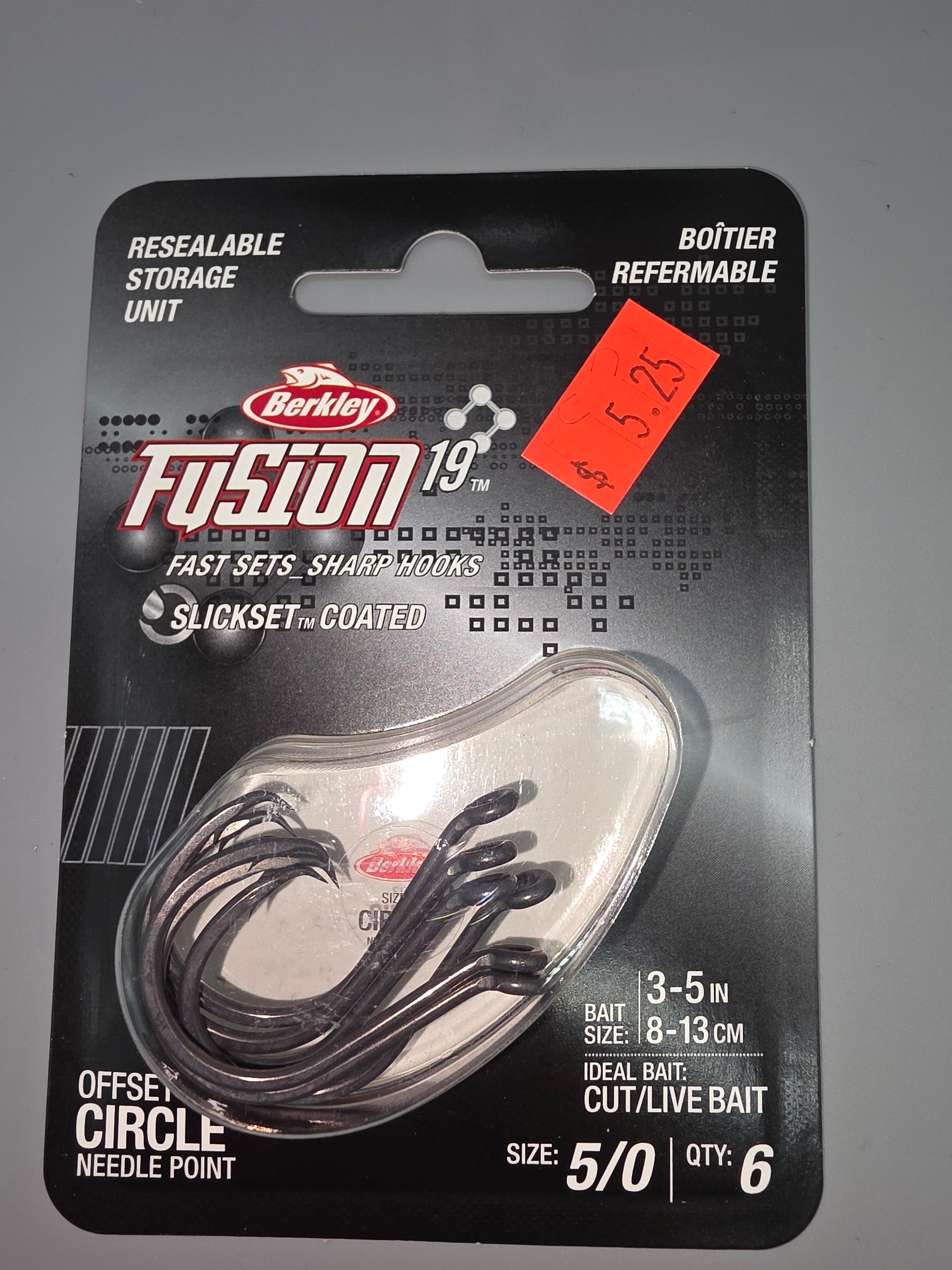 Berkley Fusion19 Fast Set Offset Circle Hooks