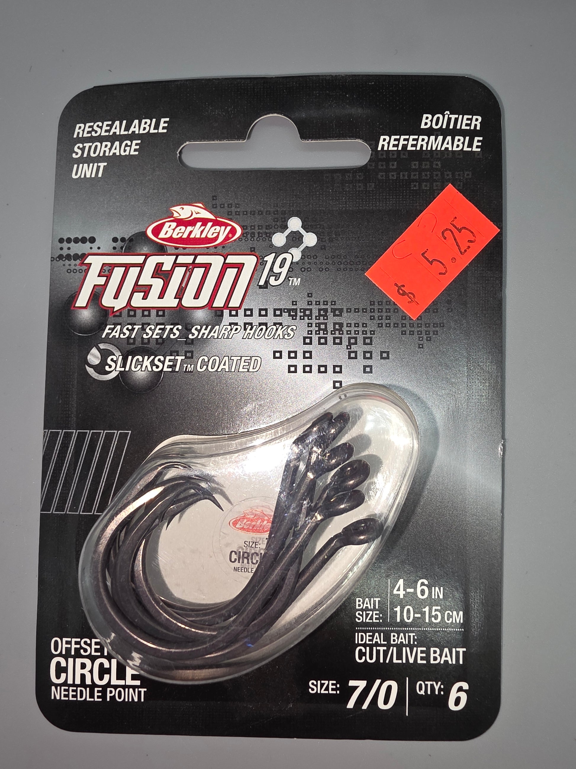 Berkley Fusion19 Fast Set Offset Circle Hooks