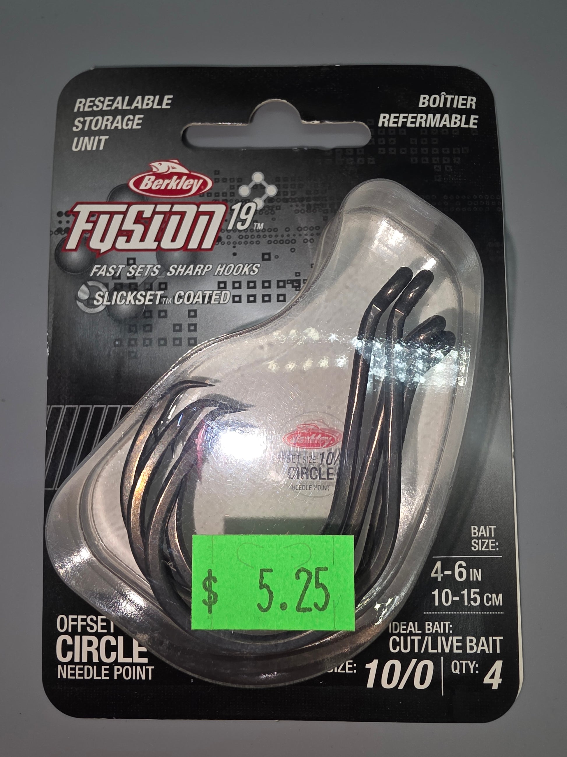 Berkley Fusion19 Fast Set Offset Circle Hooks