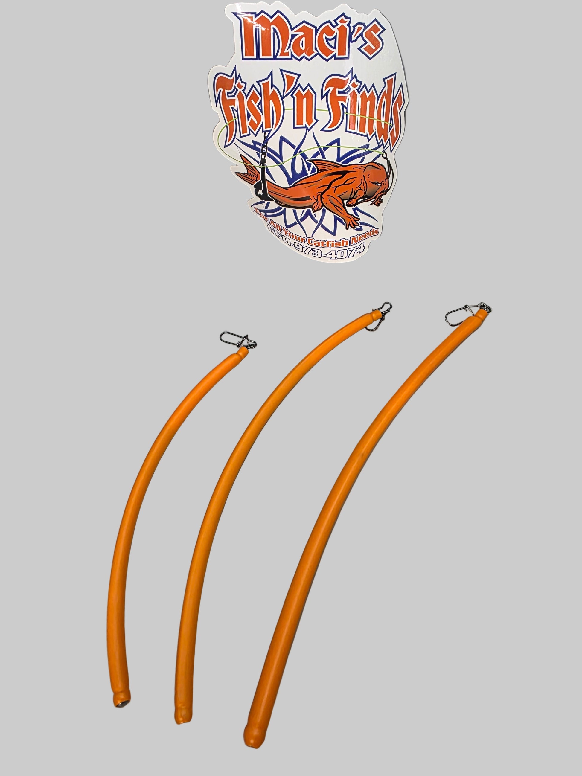 Maci's Orange Draggin Weights 2 oz - or - 3 oz -or- 4 oz