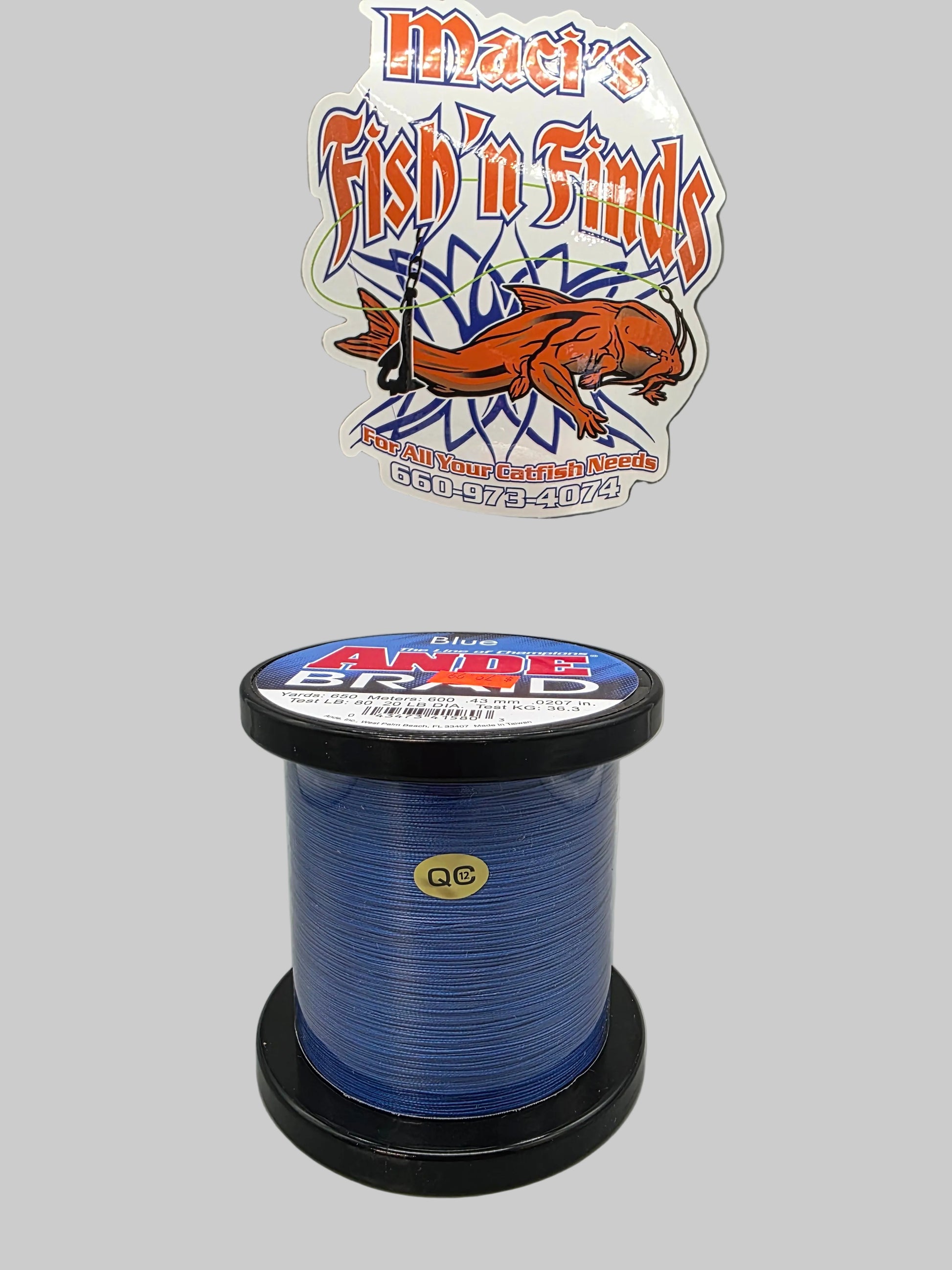 Ande Braid Fishing Line 60#, 80#, 100#, 150#