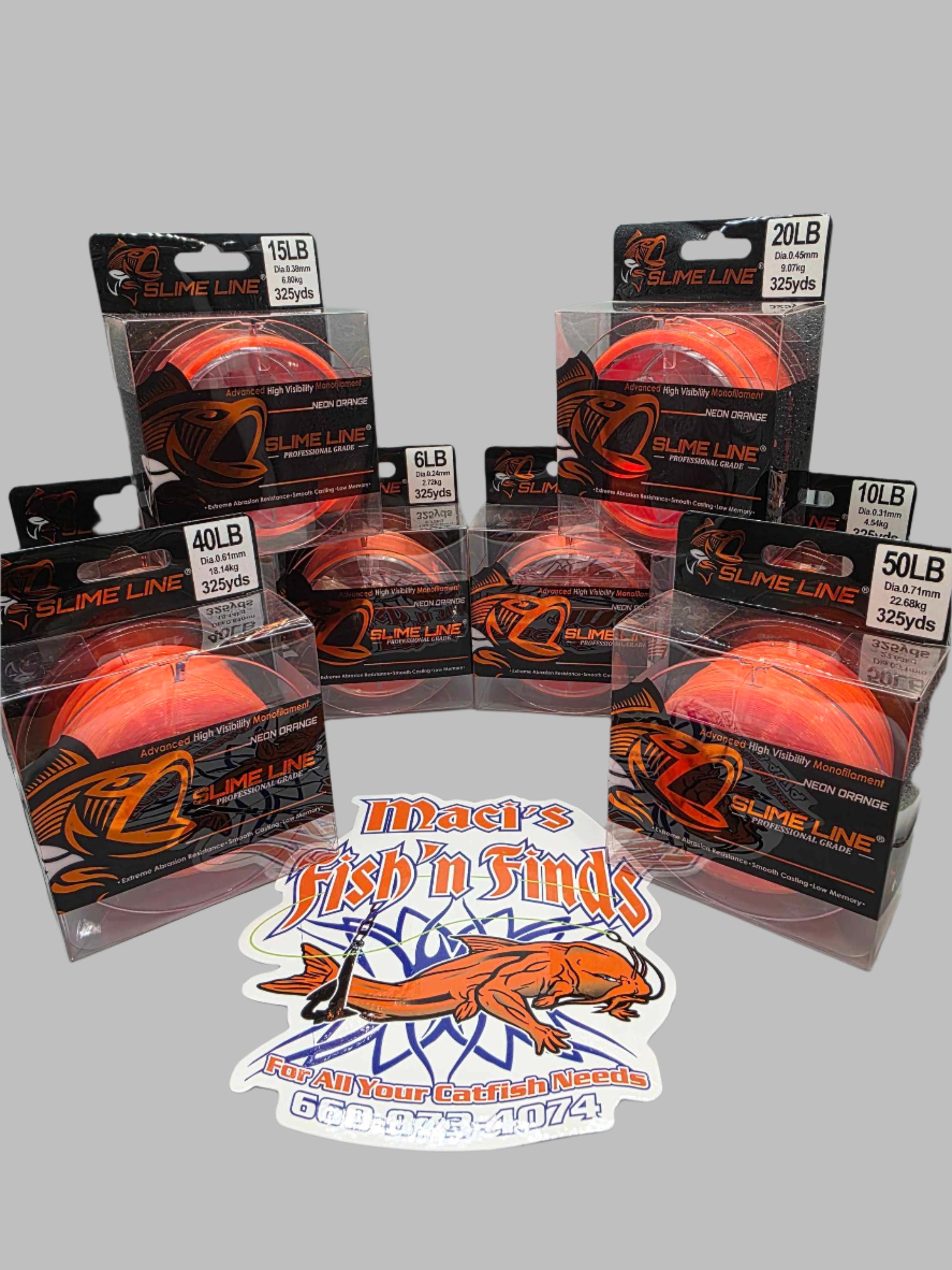 Catch The Fever SLIME LINE Mono Fishing Line 325 yd