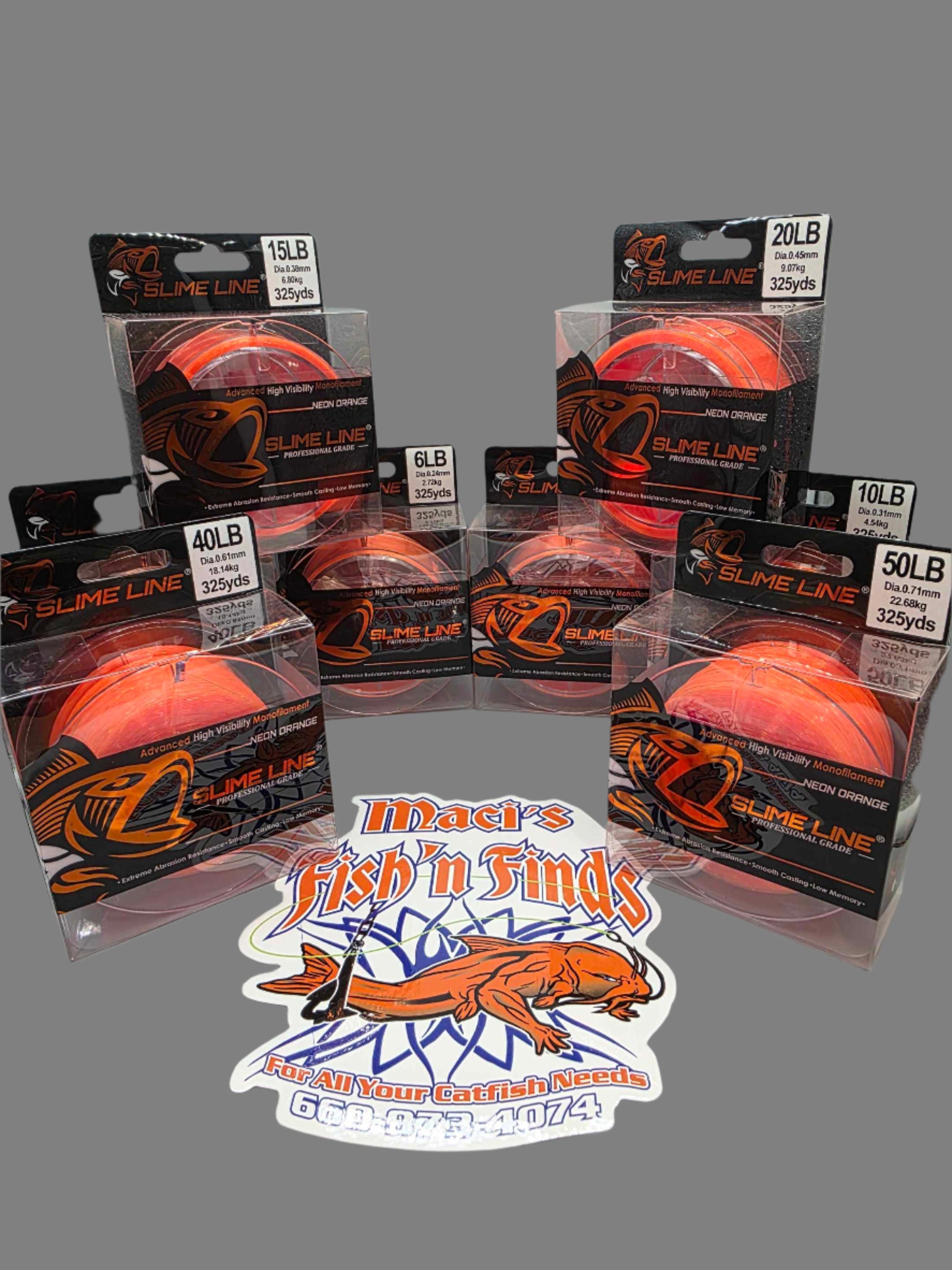 Catch The Fever SLIME LINE Mono Fishing Line 325 yd