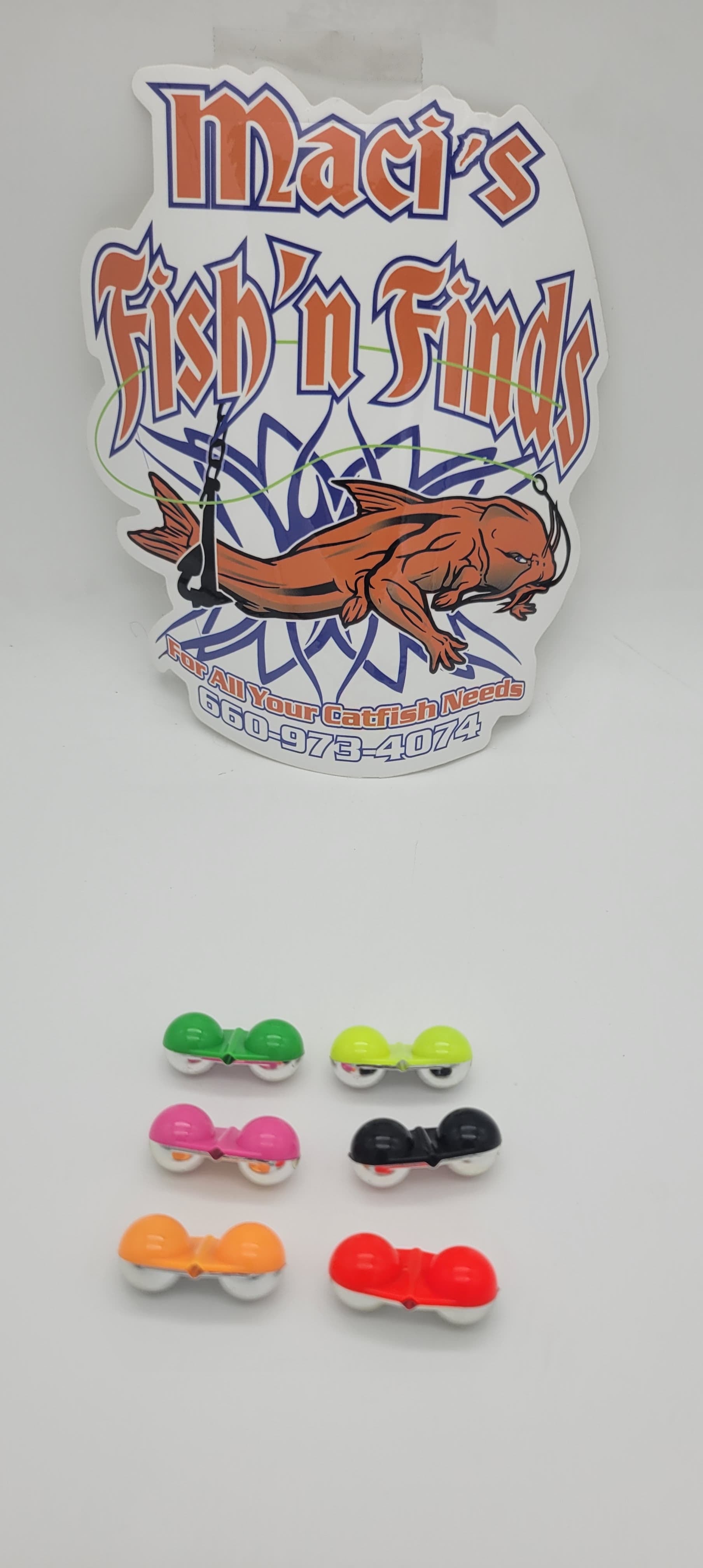 Inline Catfish Rattles Cod Halibut Flatties Bead Rattles Fish Attractant