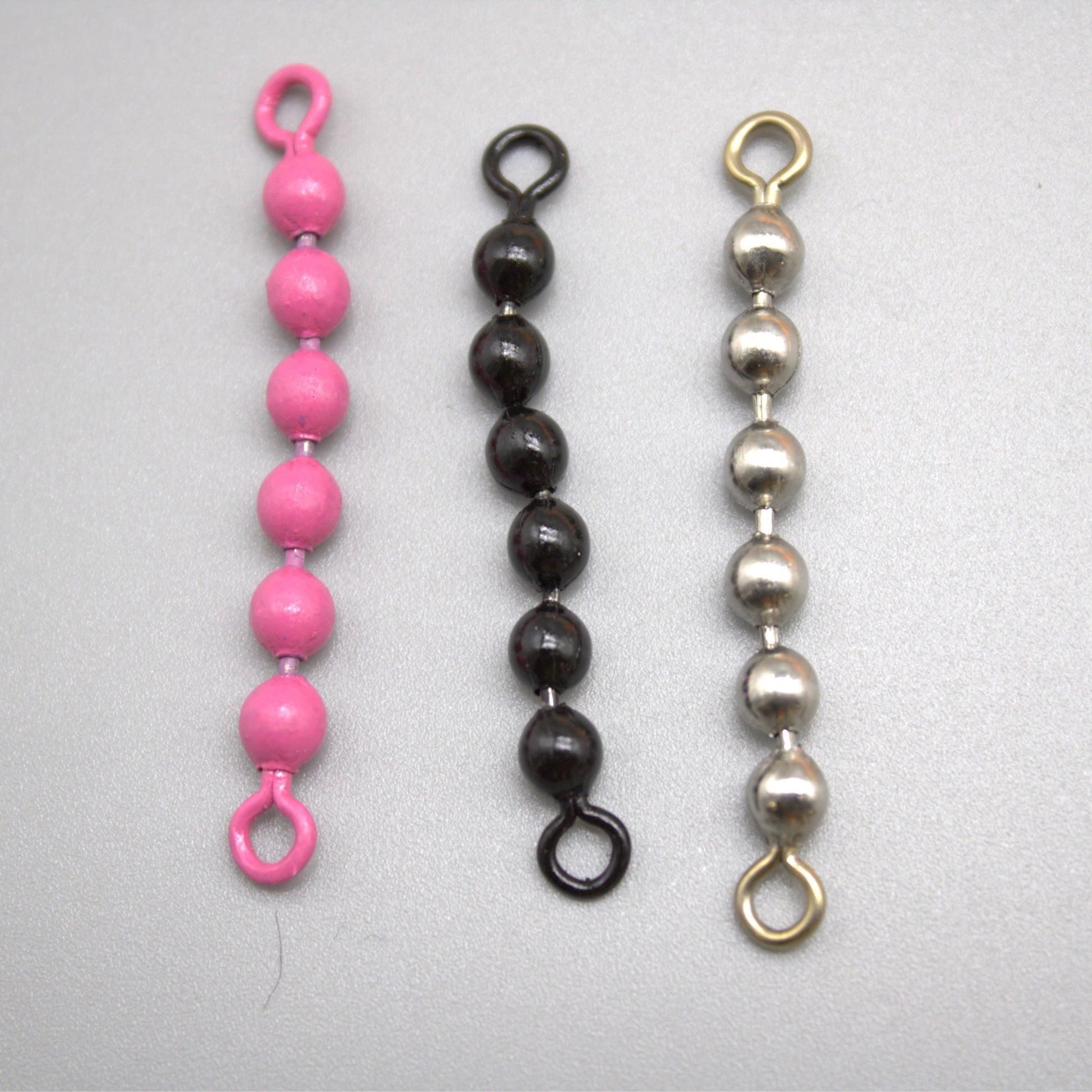 USA Made Ball Chain Swivel- 6 Ball Fishing Swivel 50pack