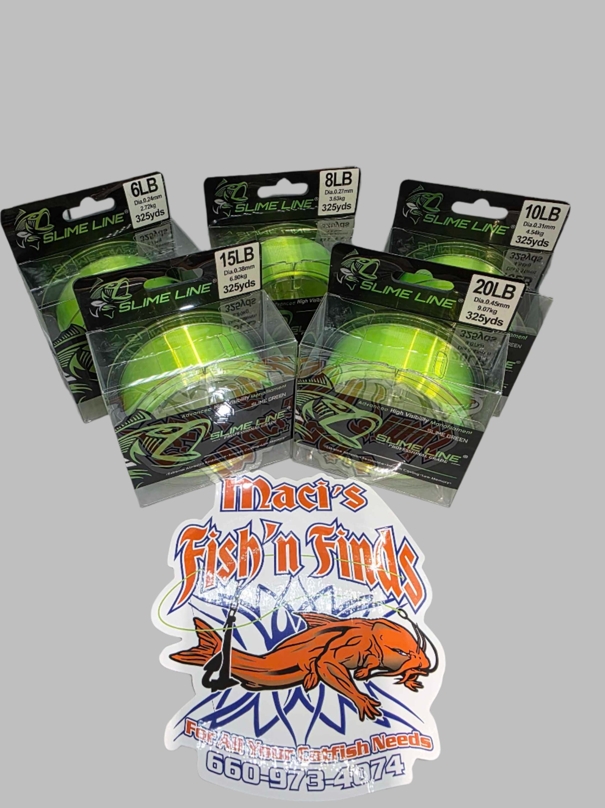 Catch The Fever SLIME LINE Mono Fishing Line 325 yd