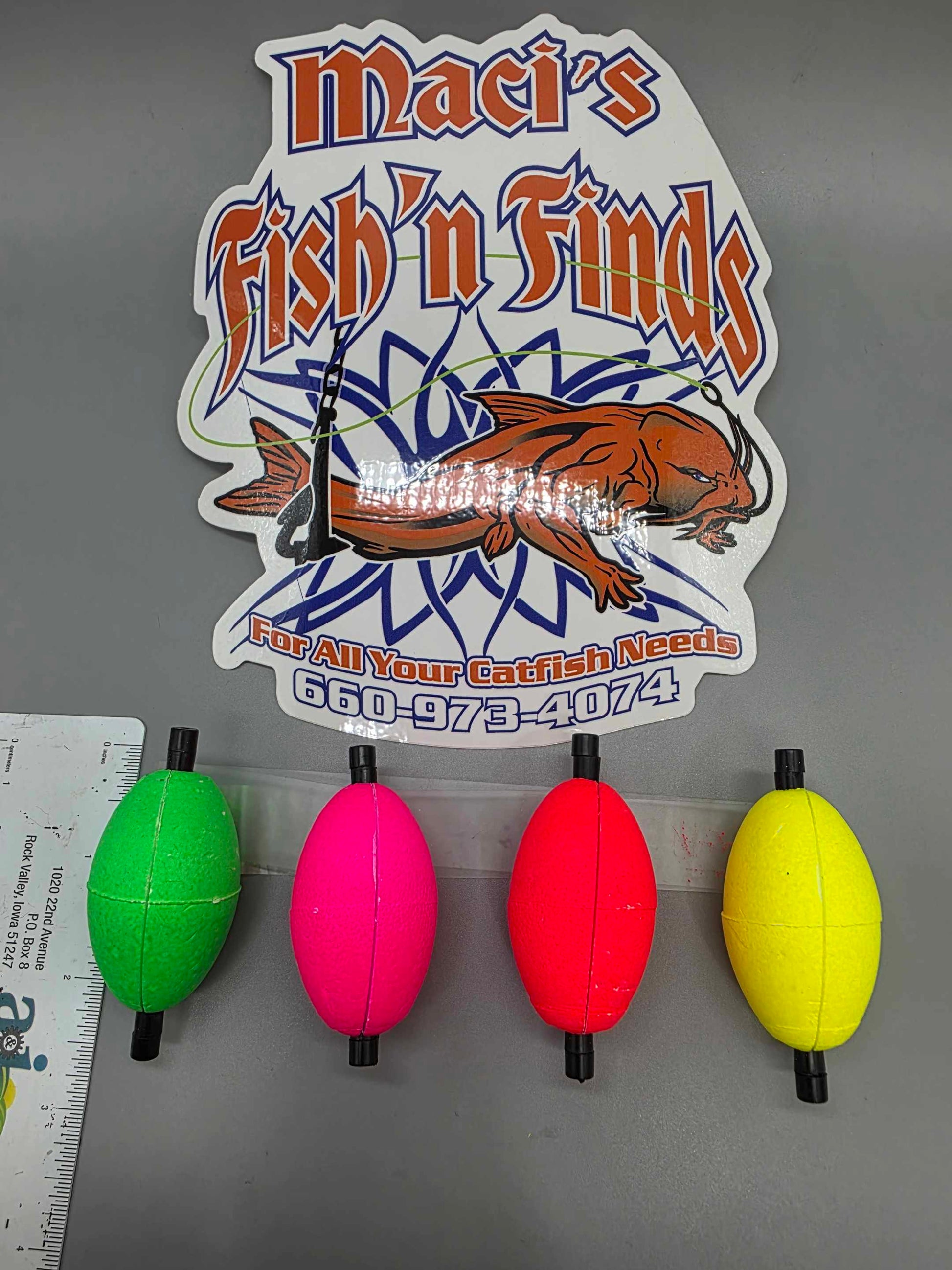 Comal Oval Floats 2" or 2.5" with peg Slotted
