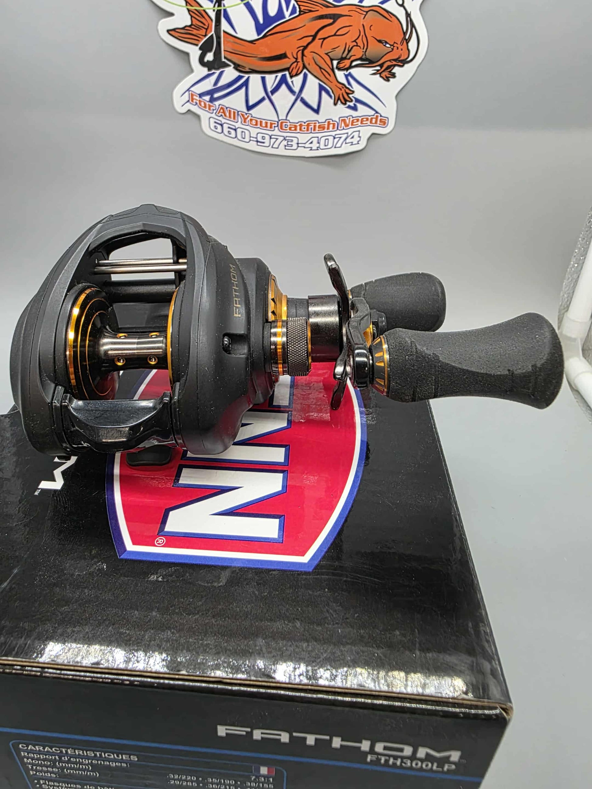 baitcast penn reels Penn Fathom 300LP Baitcast Reel FTH300LP – Maci's Fish 'n Finds