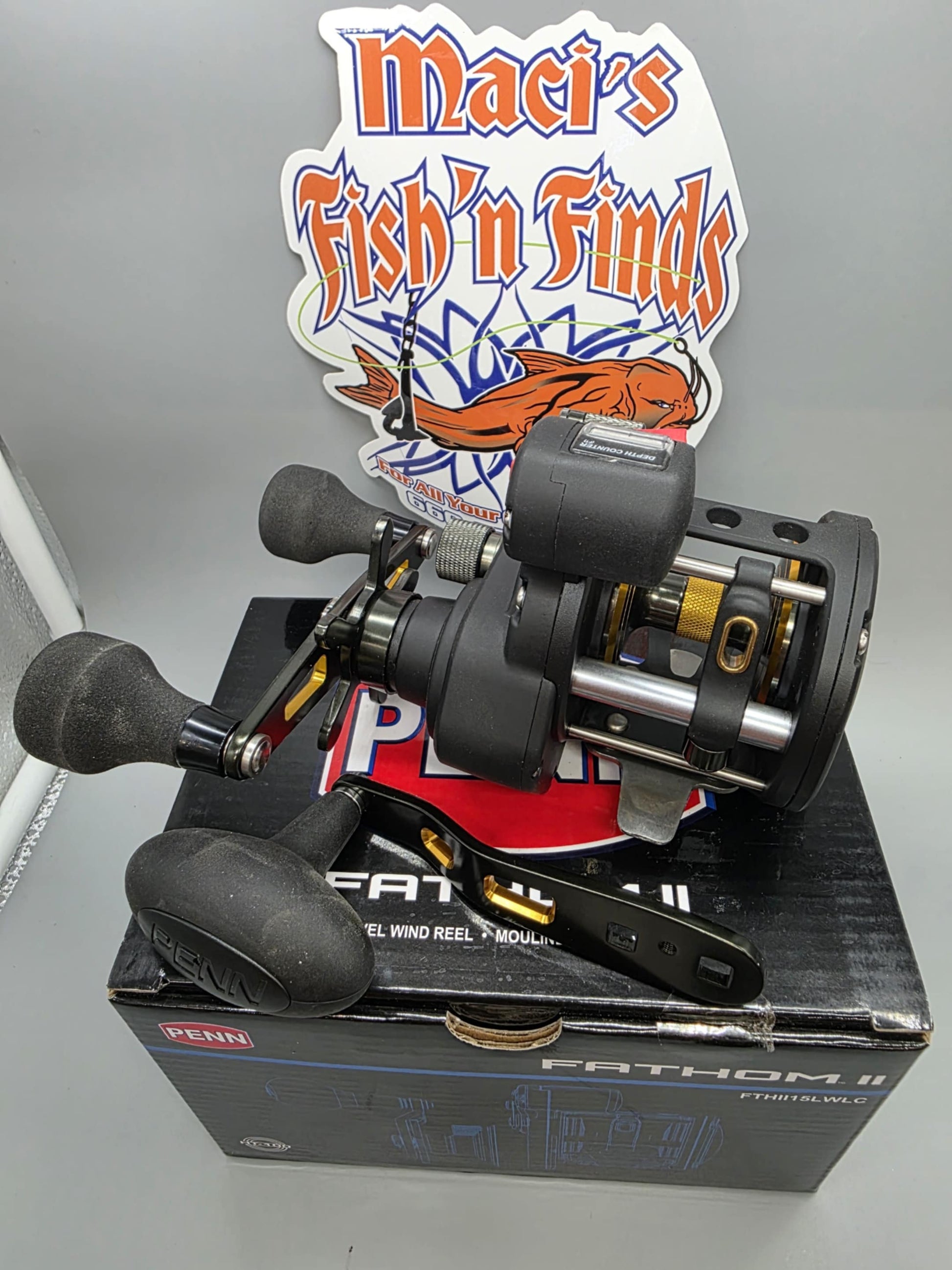 Penn Fathom II LW Conventional Reels Line counter, non Line counter 15 or 20