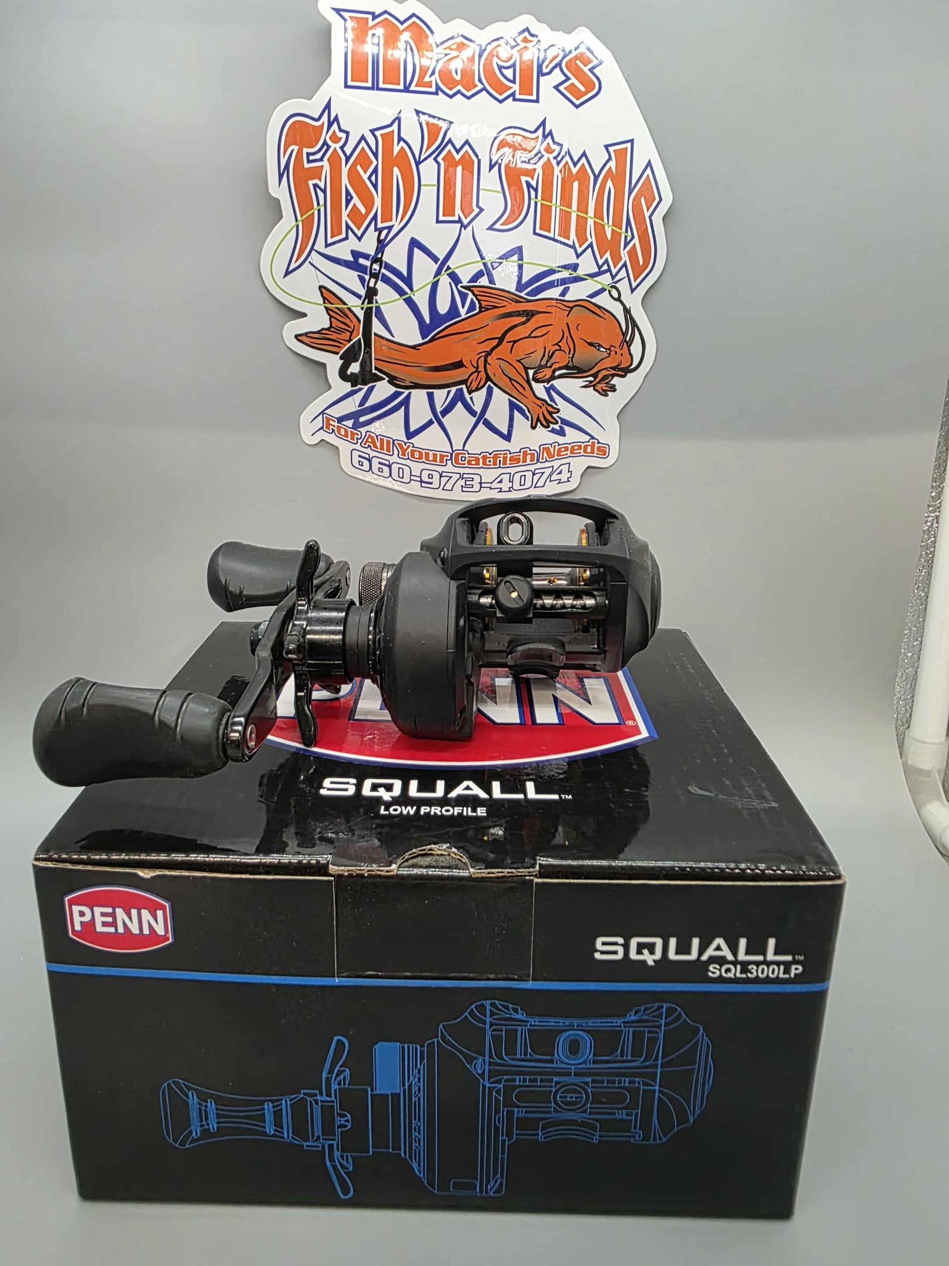 baitcasting penn fishing reels Penn Squall 300LP Baitcast Reel SQL300LP – Maci's Fish 'n Finds