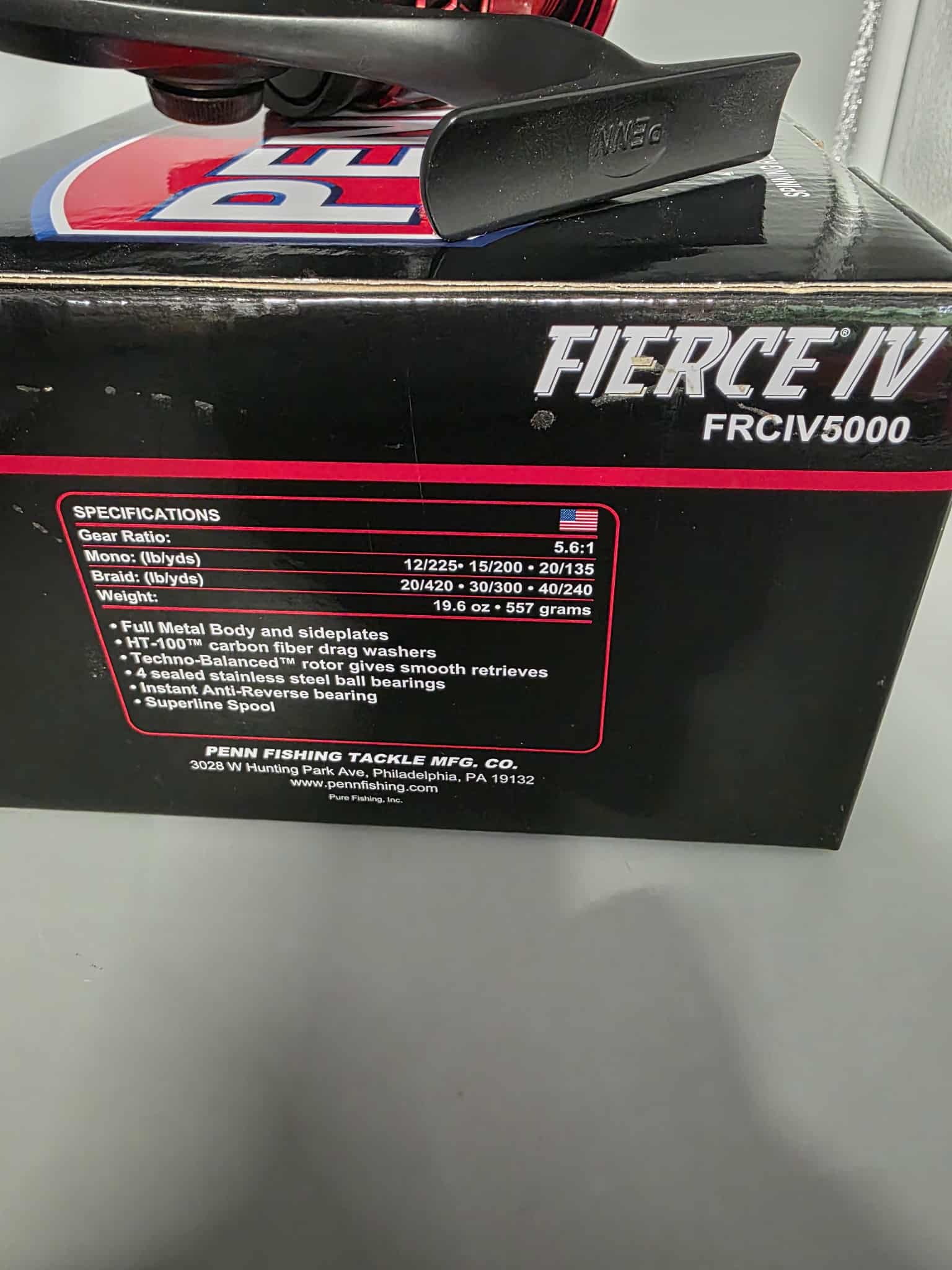Penn Fierce IV 5000 spinning reel rh/lh