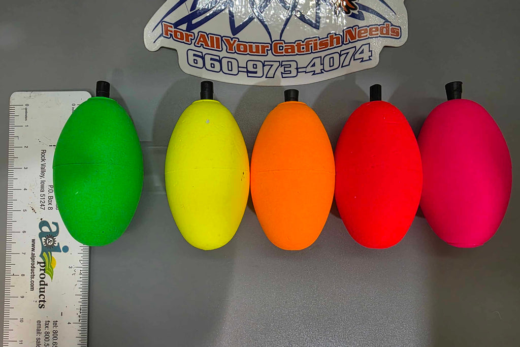 Comal Oval Floats 2" or 2.5" with peg Non-Slotted