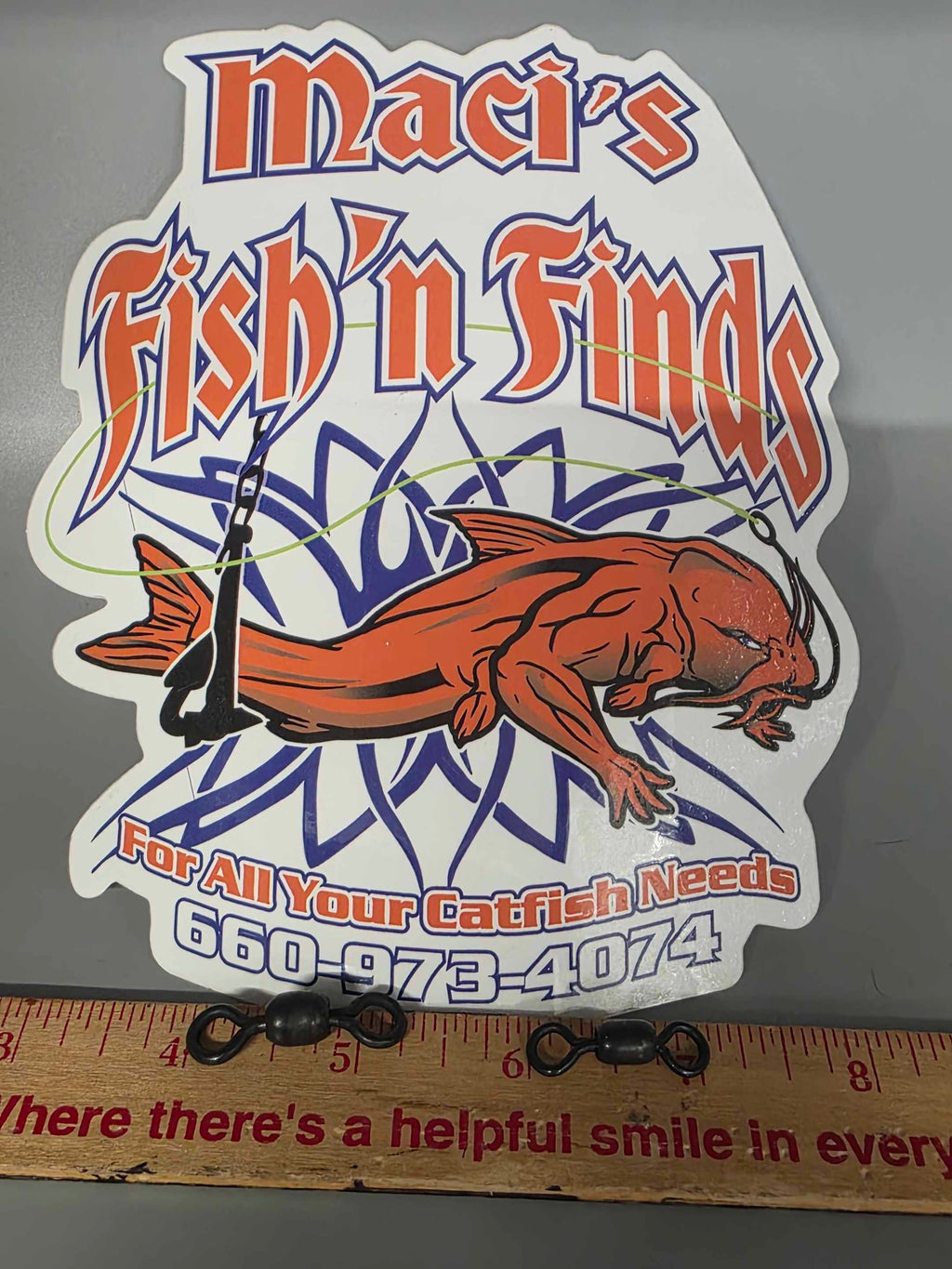 USA Made 2/0 or 4/0 Rosco Barrel Swivels 225# or 350# test Catfish, Blue Cat, Flathead