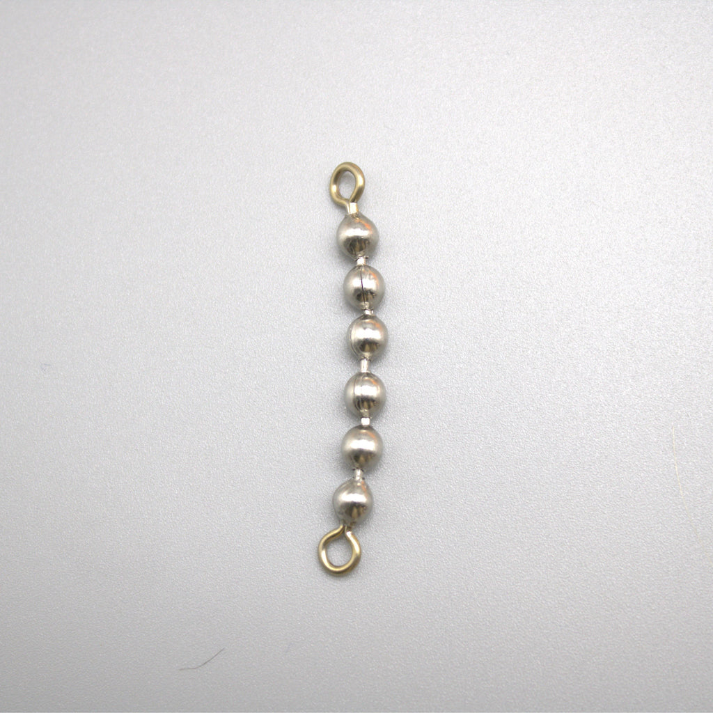 USA Made Ball Chain Swivel- 6 Ball Fishing Swivel 50pack