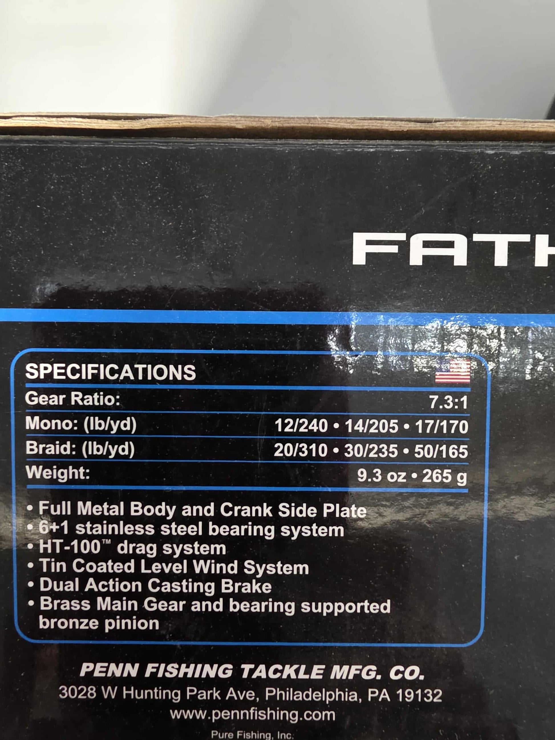 Penn Fathom 300LP Baitcast Reel FTH300LP