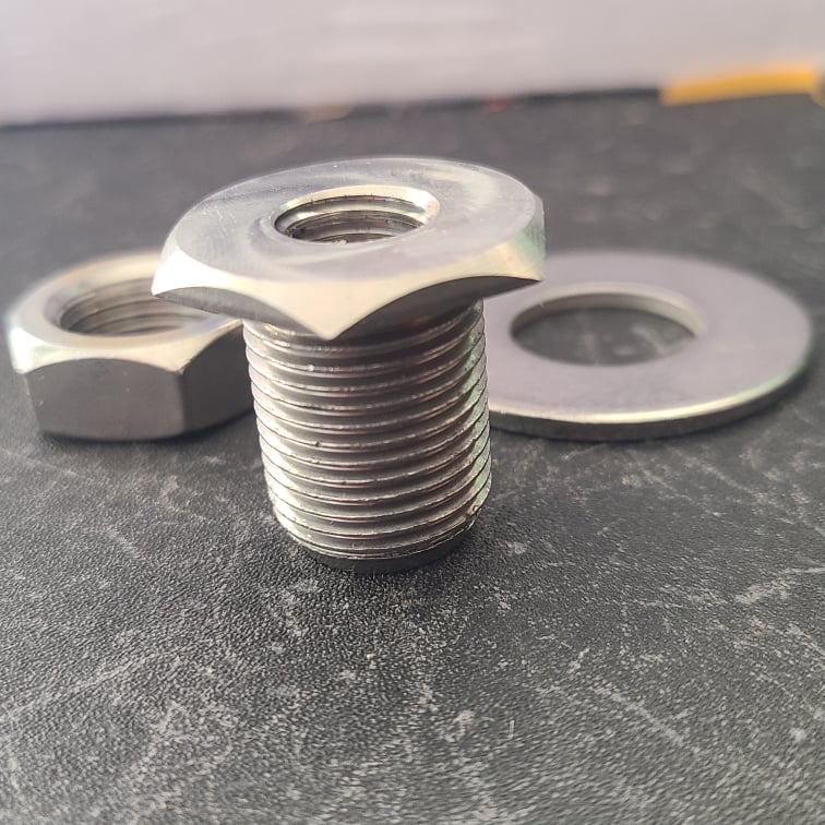 Smackdown Rod Holder Gunnel Base (Thru-Hull/Stainless)