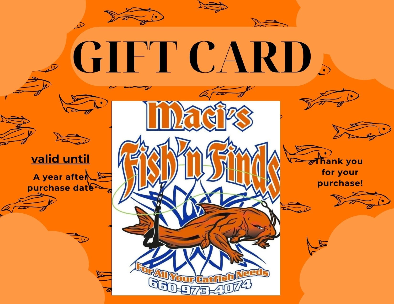 Maci's Fish 'n Finds Gift Card