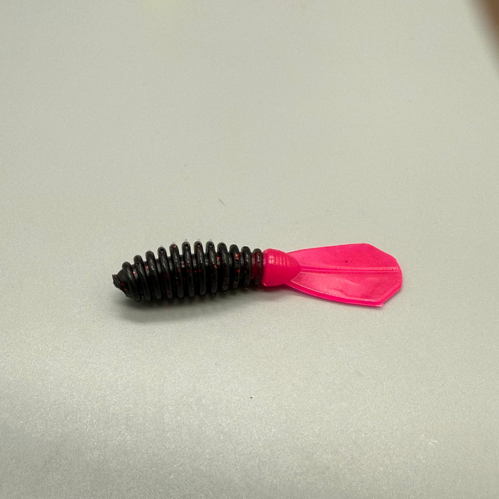 2" Harms Beaver Tail Crappie Lure (bodies) 10 pack Garlic Scented