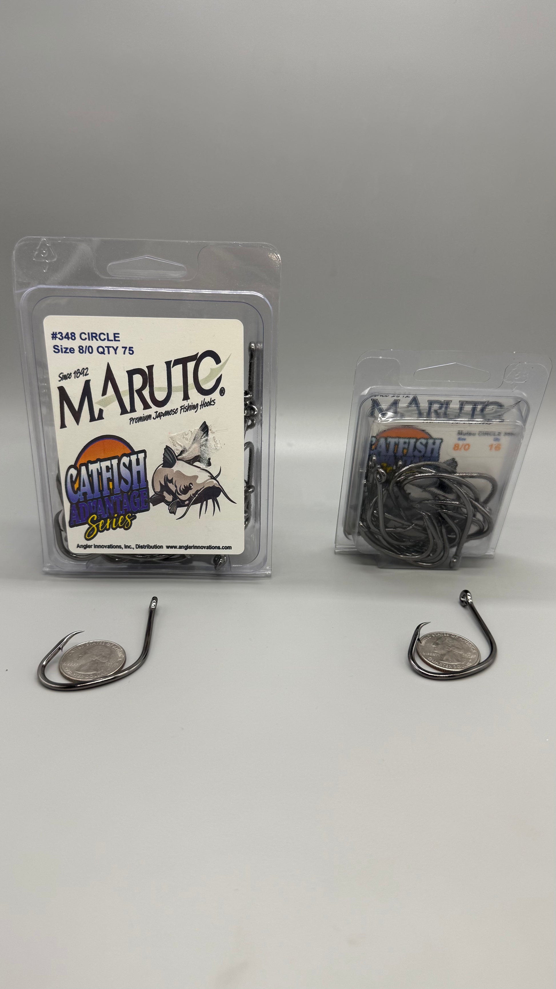 MARUTO Circle Hooks 8/0 & 10/0
