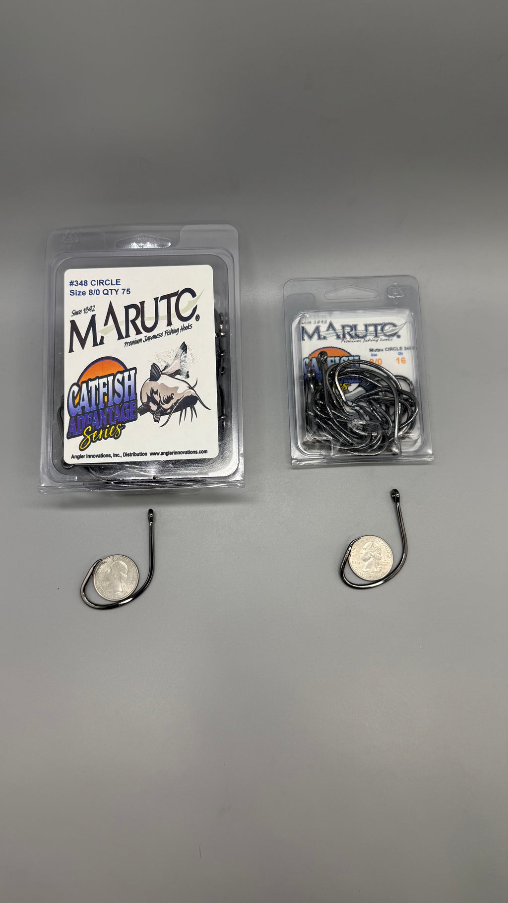 MARUTO Circle Hooks 8/0 & 10/0