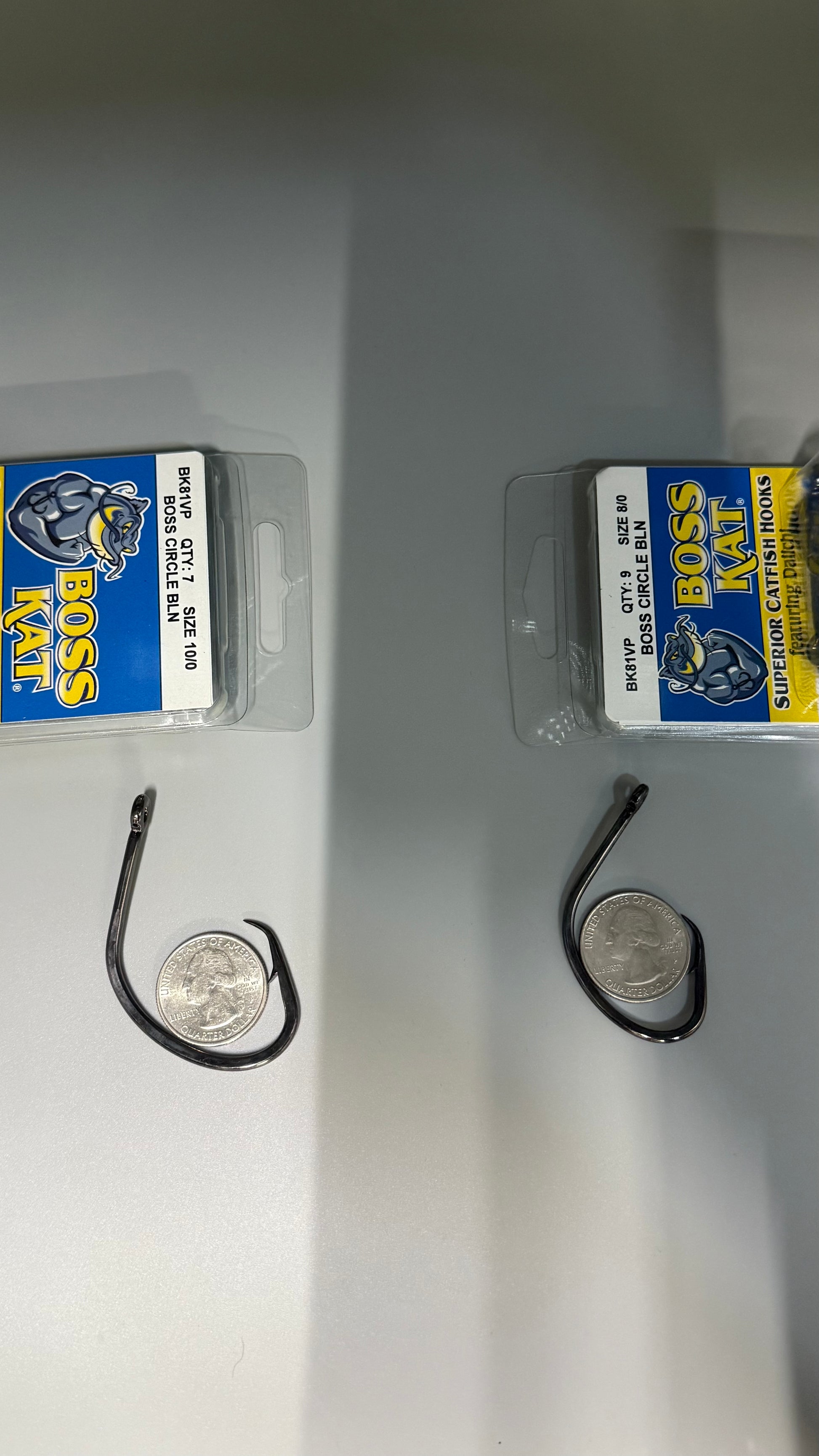 Boss Kat Circle Hooks featuring Daiichi (Black Nickel) 8/0 & 10/0 BK81