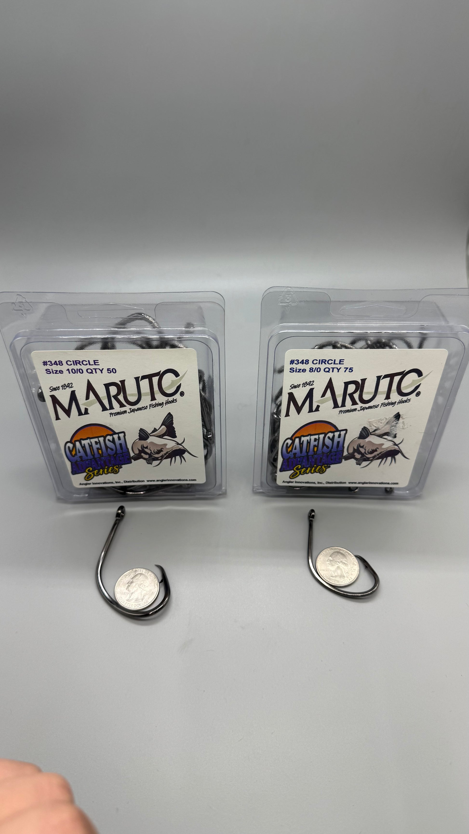 MARUTO Circle Hooks 8/0 & 10/0