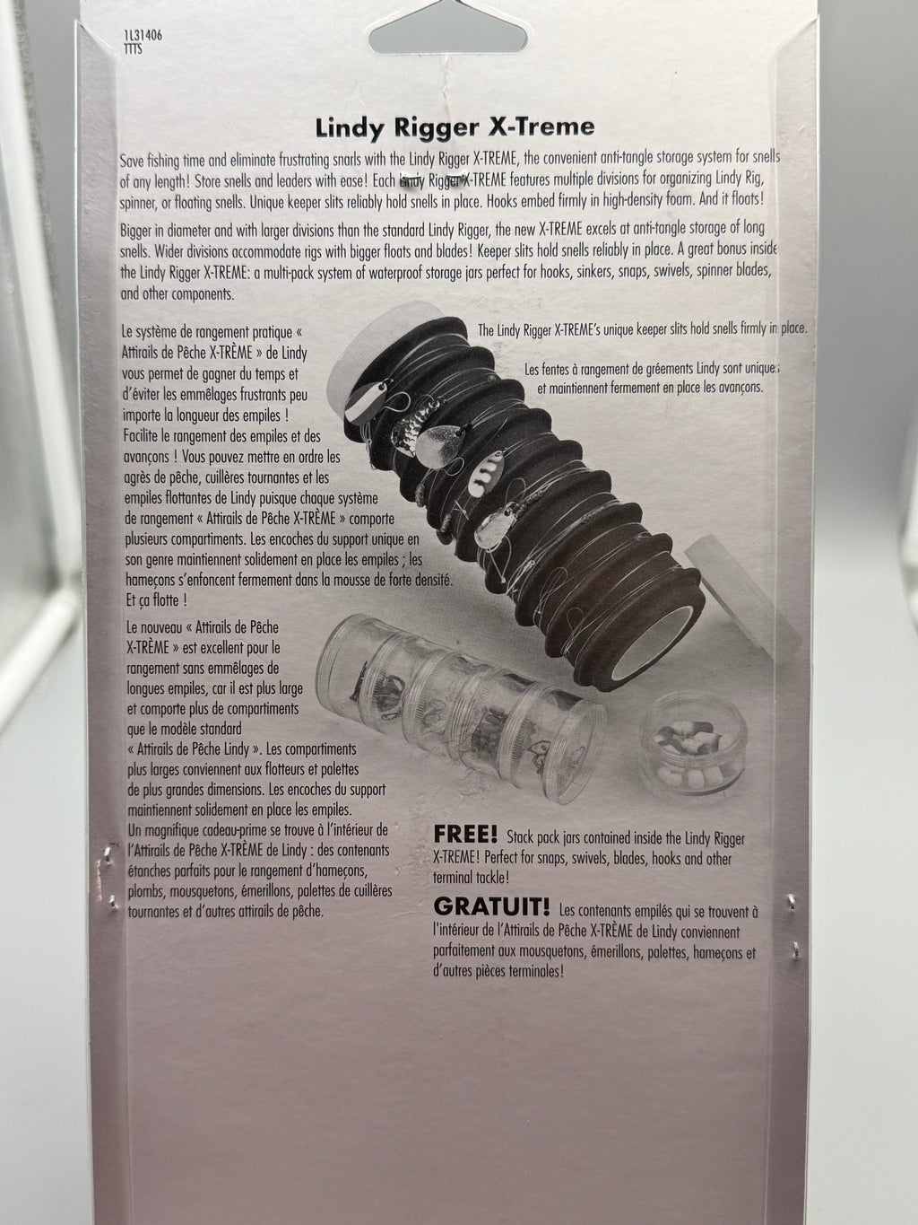 Lindy Rigger X-Treme anti-tangle storage tackle organizer