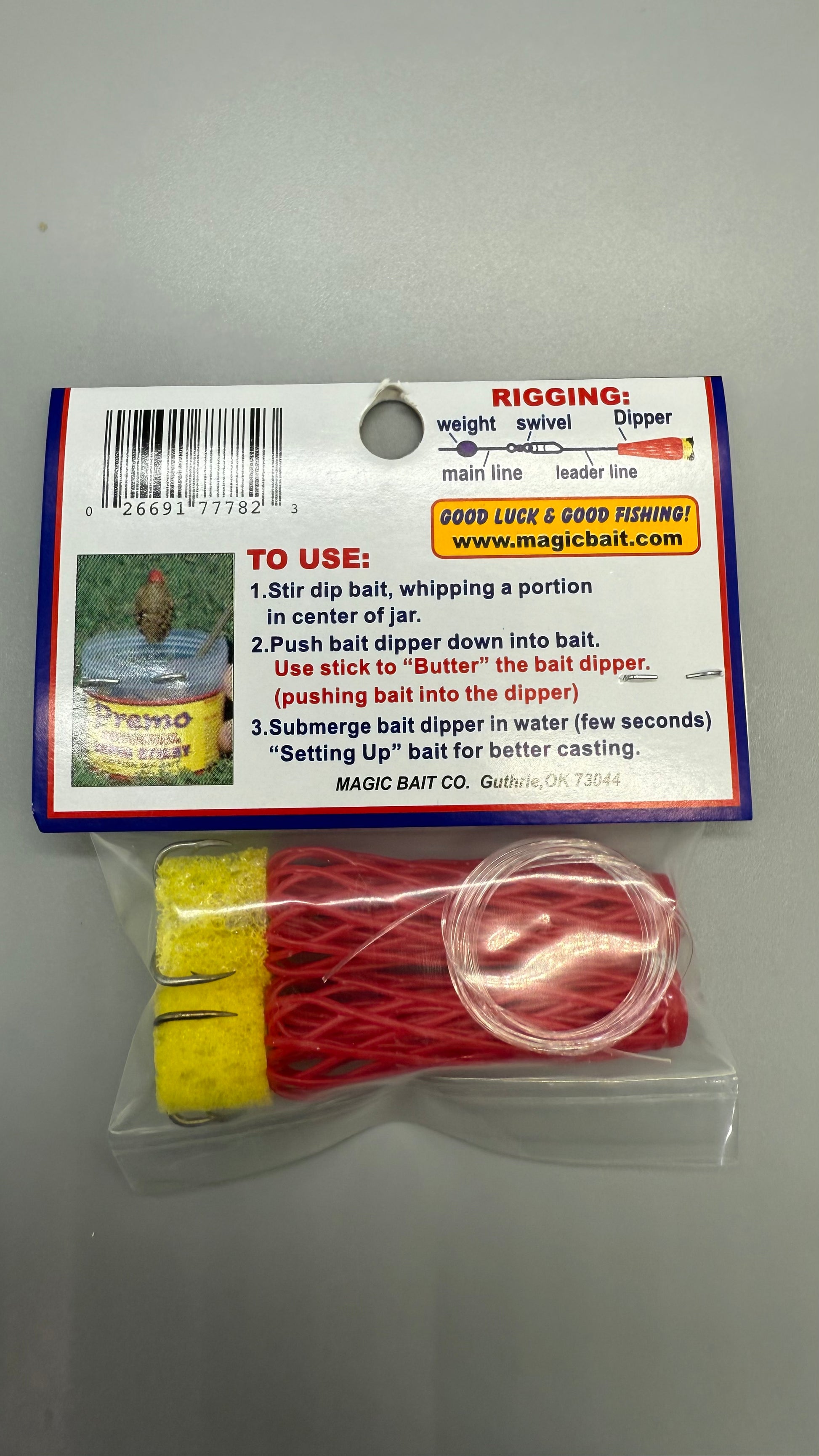 Magic Bait Hog Wild Dipper Dip Bait Holder 2 pack mesh