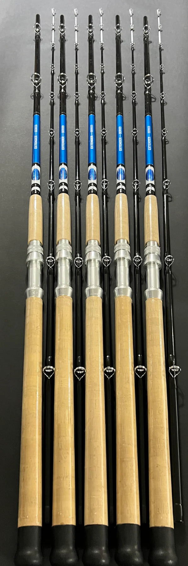 bc fishing poles TWC Extender Heavy 10' 2 piece Fishing Rod Casting – Maci's Fish 'n Finds