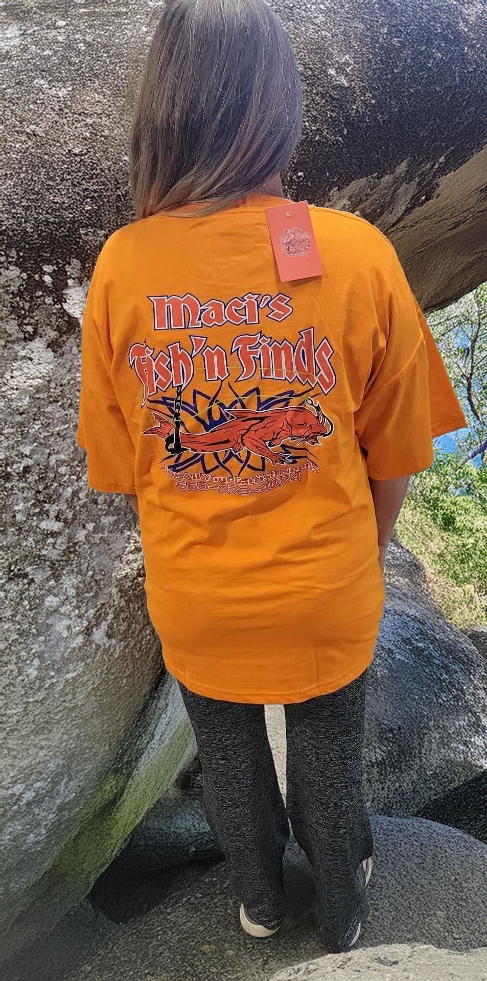 Maci's Fish 'n Finds Cotton T-Shirts