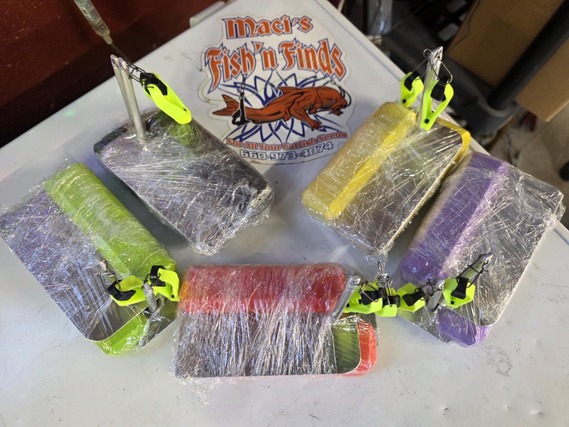 Parks Planer Board Walleye Crappie Lake Fishing Set (Left & Right)