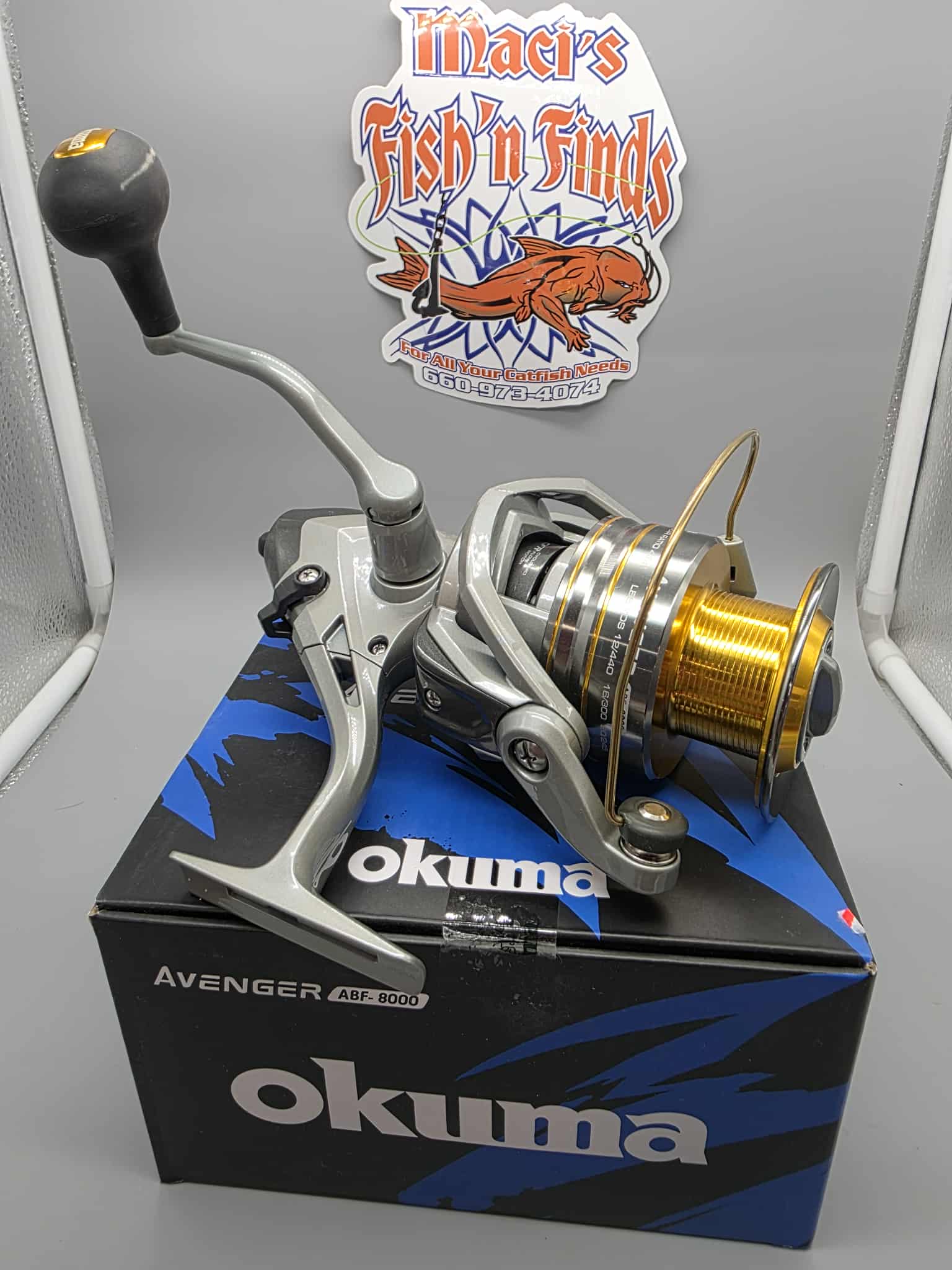 Okuma Avenger ABF-8000 Spinning reel rh/lh
