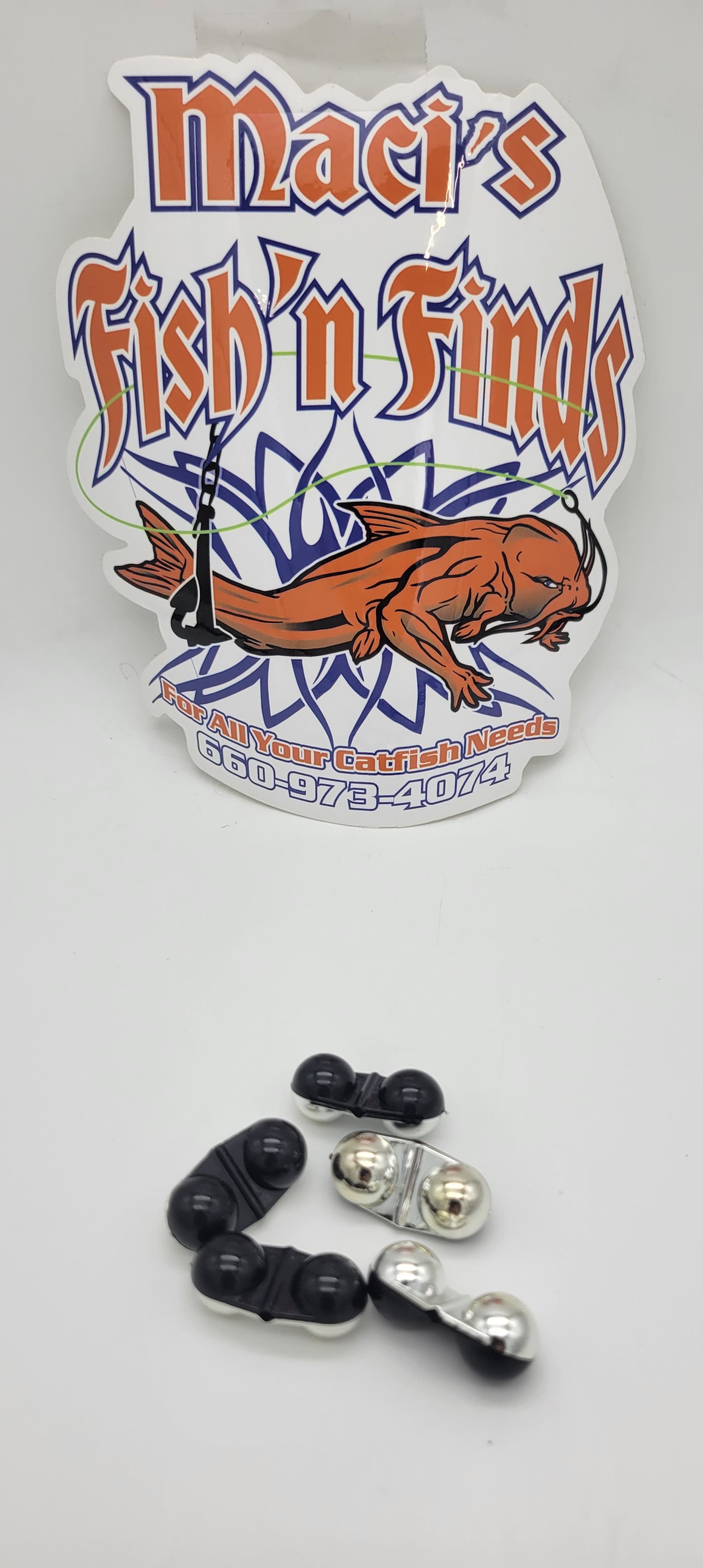 Inline Catfish Rattles Cod Halibut Flatties Bead Rattles Fish Attractant