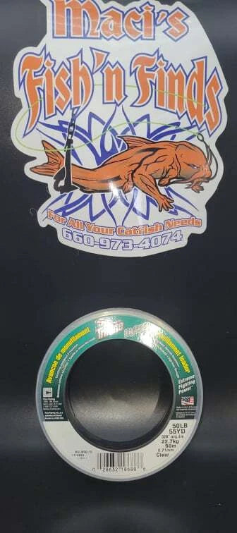 Berkley Trilene Big Game Mono Fishing Leader Line (Clear - 55 yards)